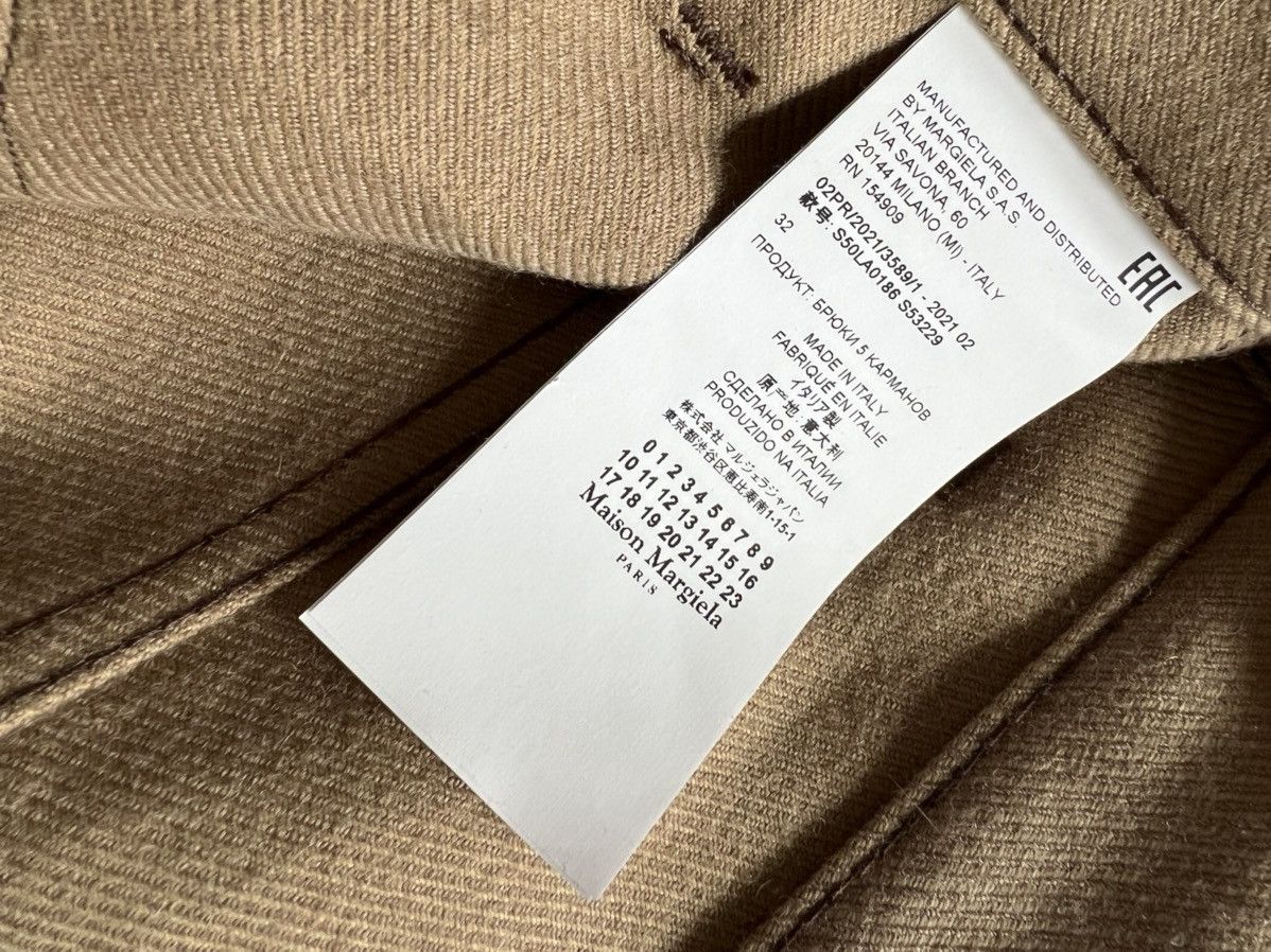 Maison Margiela Maison Margiela Techno Flared Wool Trousers Size US 32 / EU 48 - 7 Thumbnail