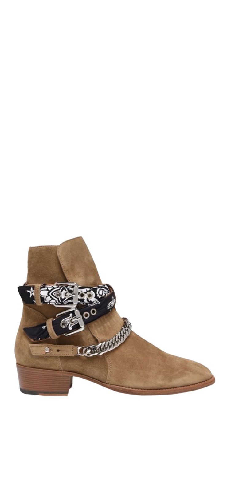 Amiri Bandana Buckle Boots