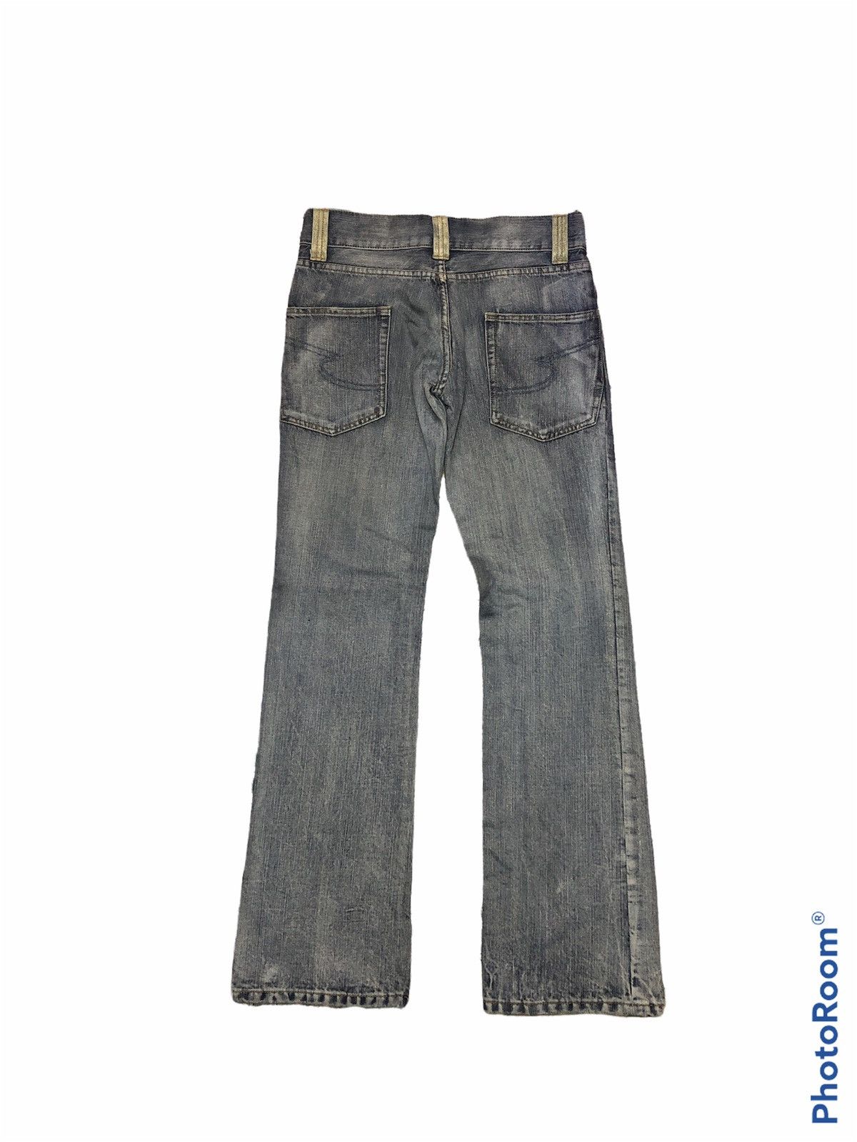 semanticdesign FLARED‼️‼️SEMANTIC DESIGN GOLD THREAD EMBROIDERY DENIM Size US 31 - 2 Thumbnail