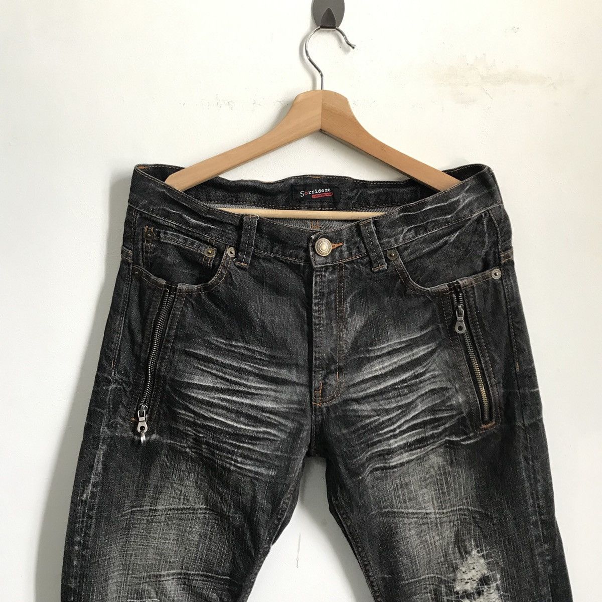 Japanese Brand Sorridere Japanese Brand Denim Jeans Size US 33 - 3 Thumbnail
