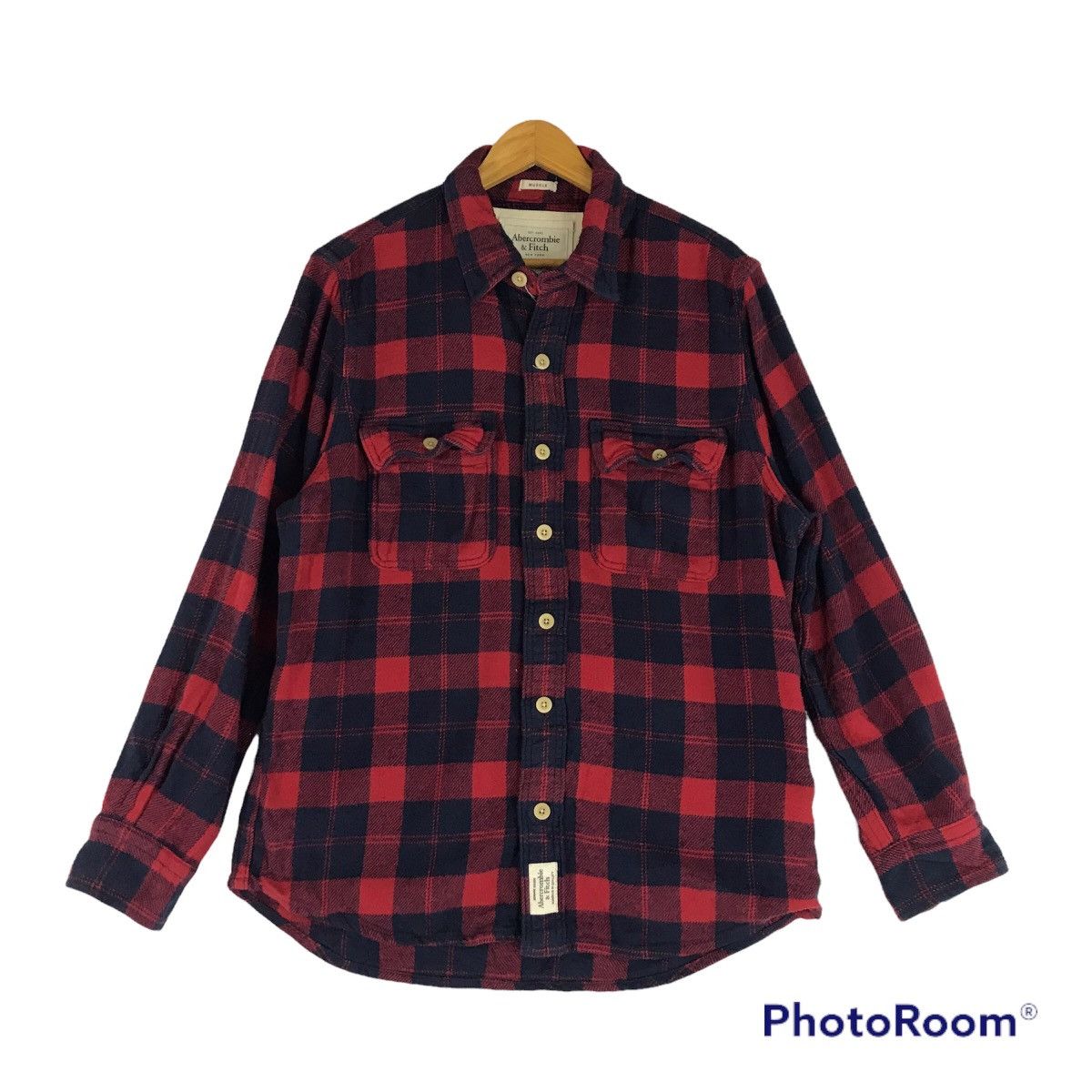 Abercrombie & Fitch Flannel Punk colour button up Shirt