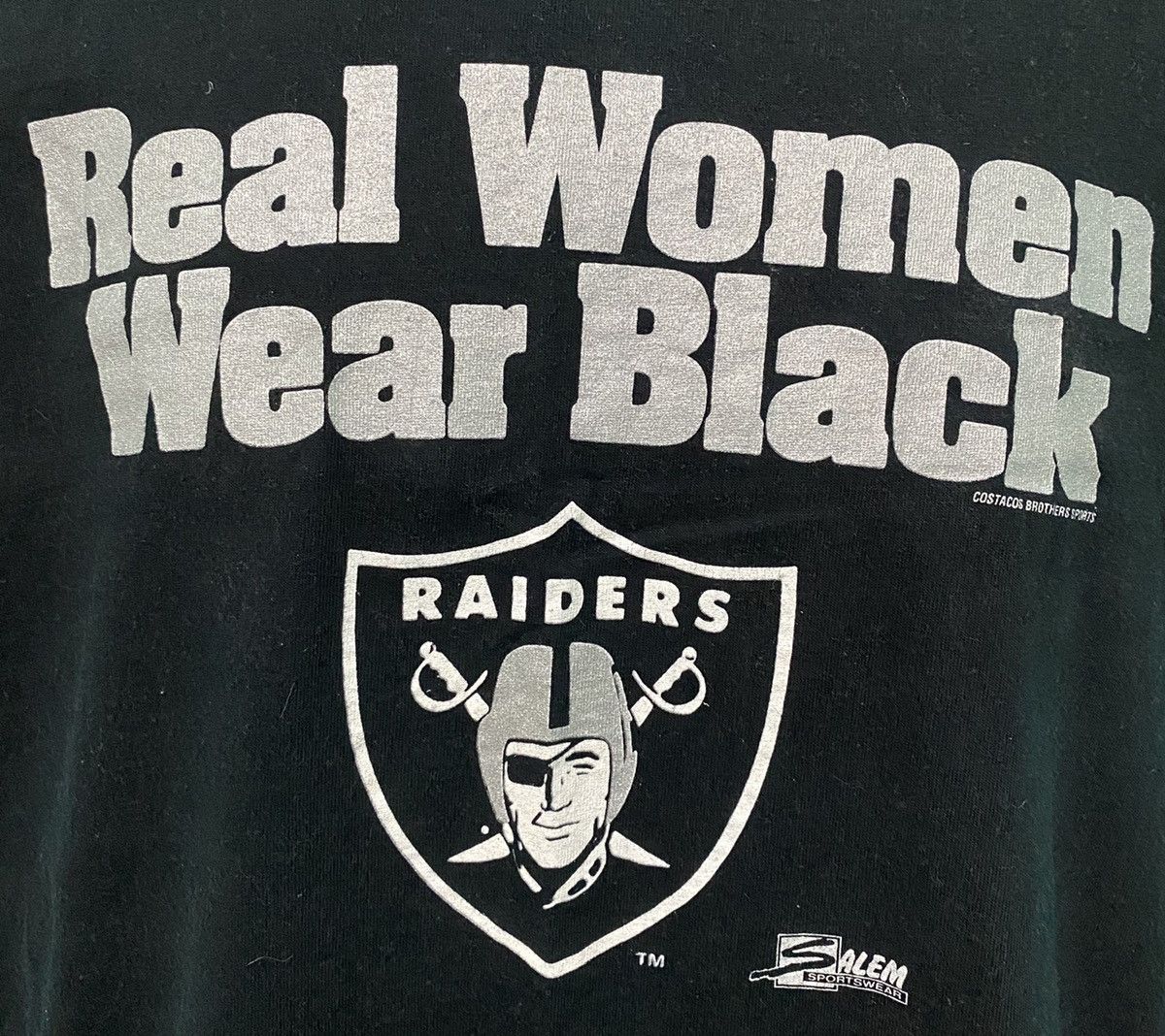 NFL × Salem Sportswear × Vintage Salem Sportswear Costacos Brothers Sport NFL Raiders Size US M / EU 48-50 / 2 - 3 Thumbnail