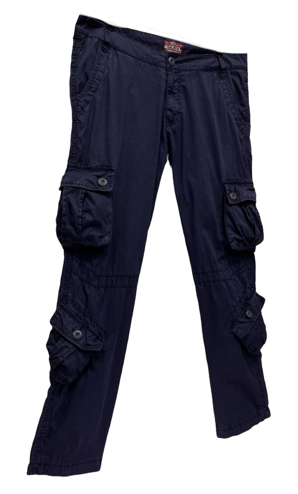 Japanese Brand FYE🔥 MATCHSTICK JAPAN 8 Pocket Slim Fit Cargo Pants Size US 33 - 4 Thumbnail