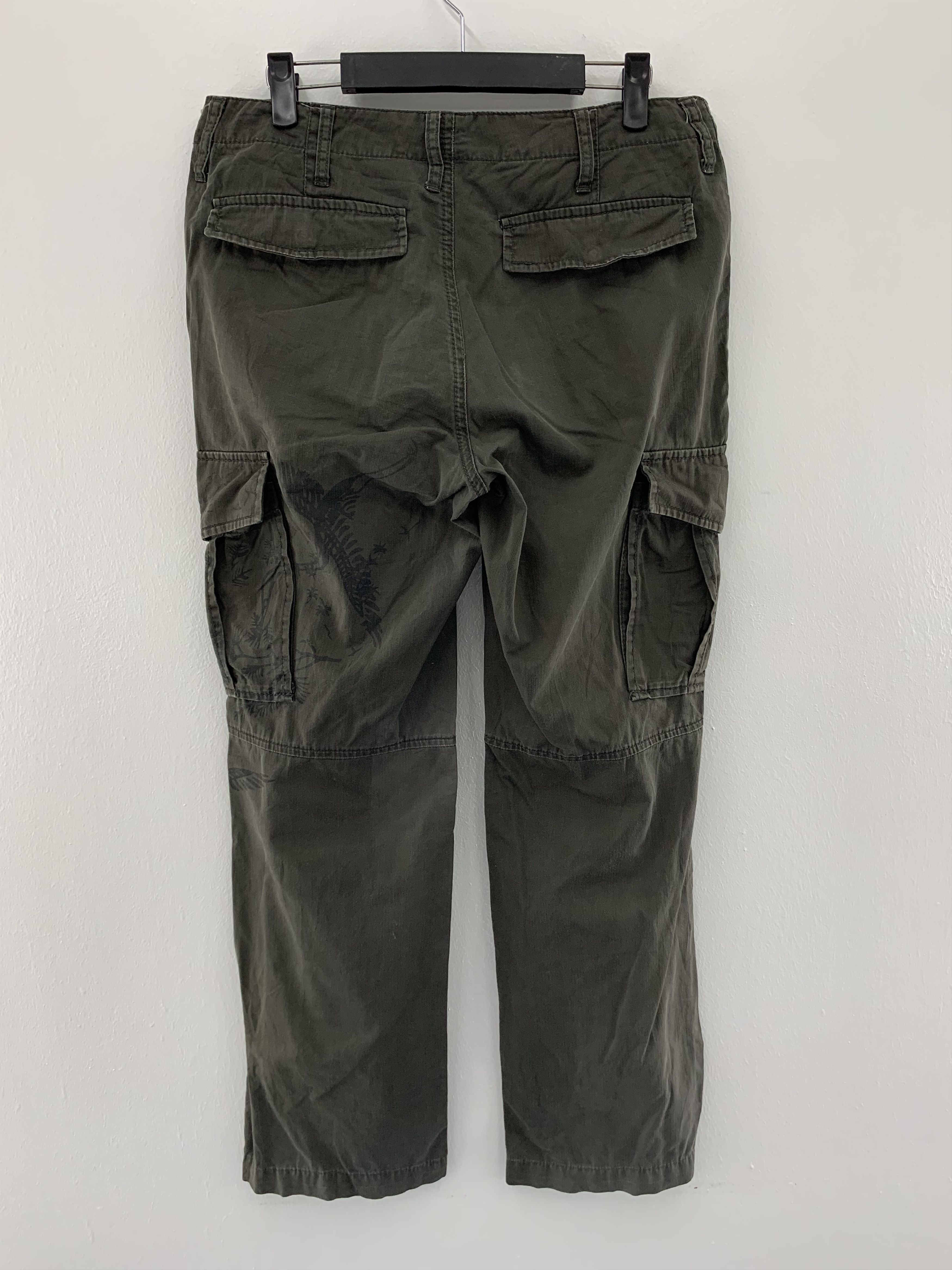 Japanese Brand × Takeo Kikuchi × Vintage Takeo Kikuchi Cargo Pants / Tactical Pants size 31 Size US 31 - 2 Thumbnail