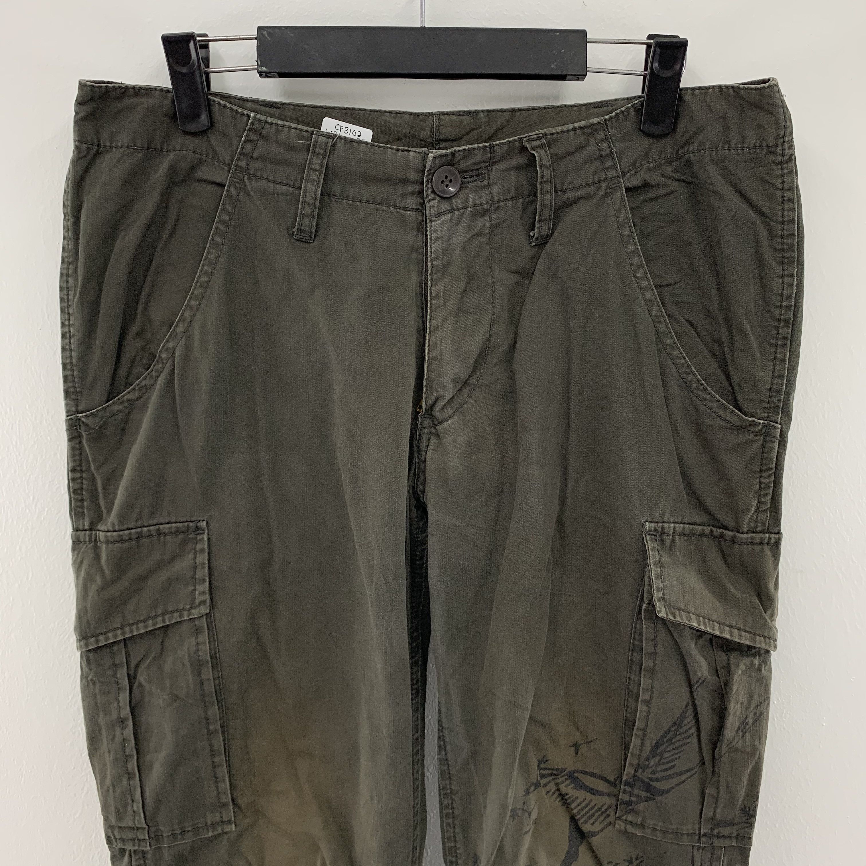 Japanese Brand × Takeo Kikuchi × Vintage Takeo Kikuchi Cargo Pants / Tactical Pants size 31 Size US 31 - 3 Thumbnail
