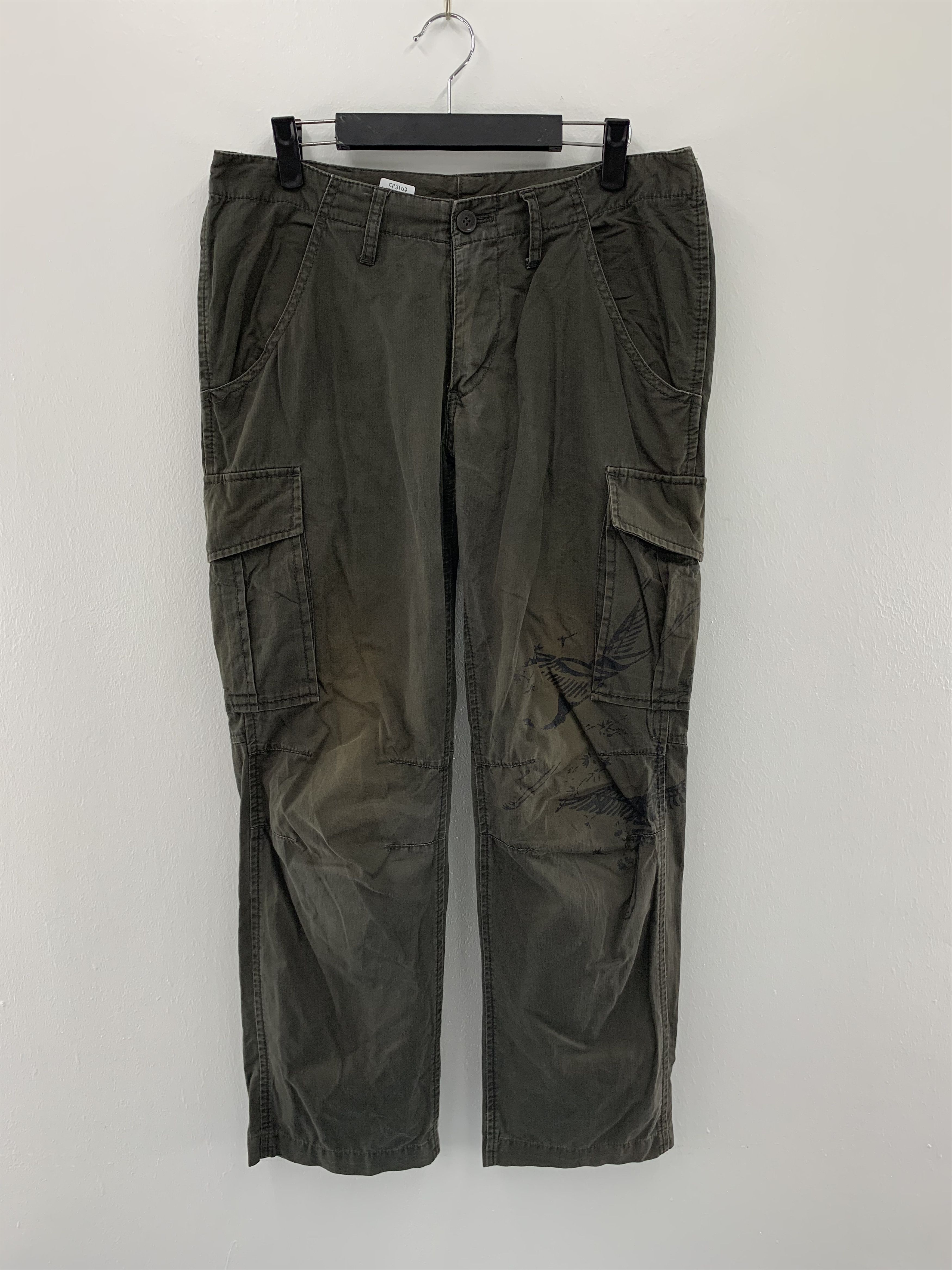 Japanese Brand × Takeo Kikuchi × Vintage Takeo Kikuchi Cargo Pants / Tactical Pants size 31 Size US 31 - 1 Thumbnail