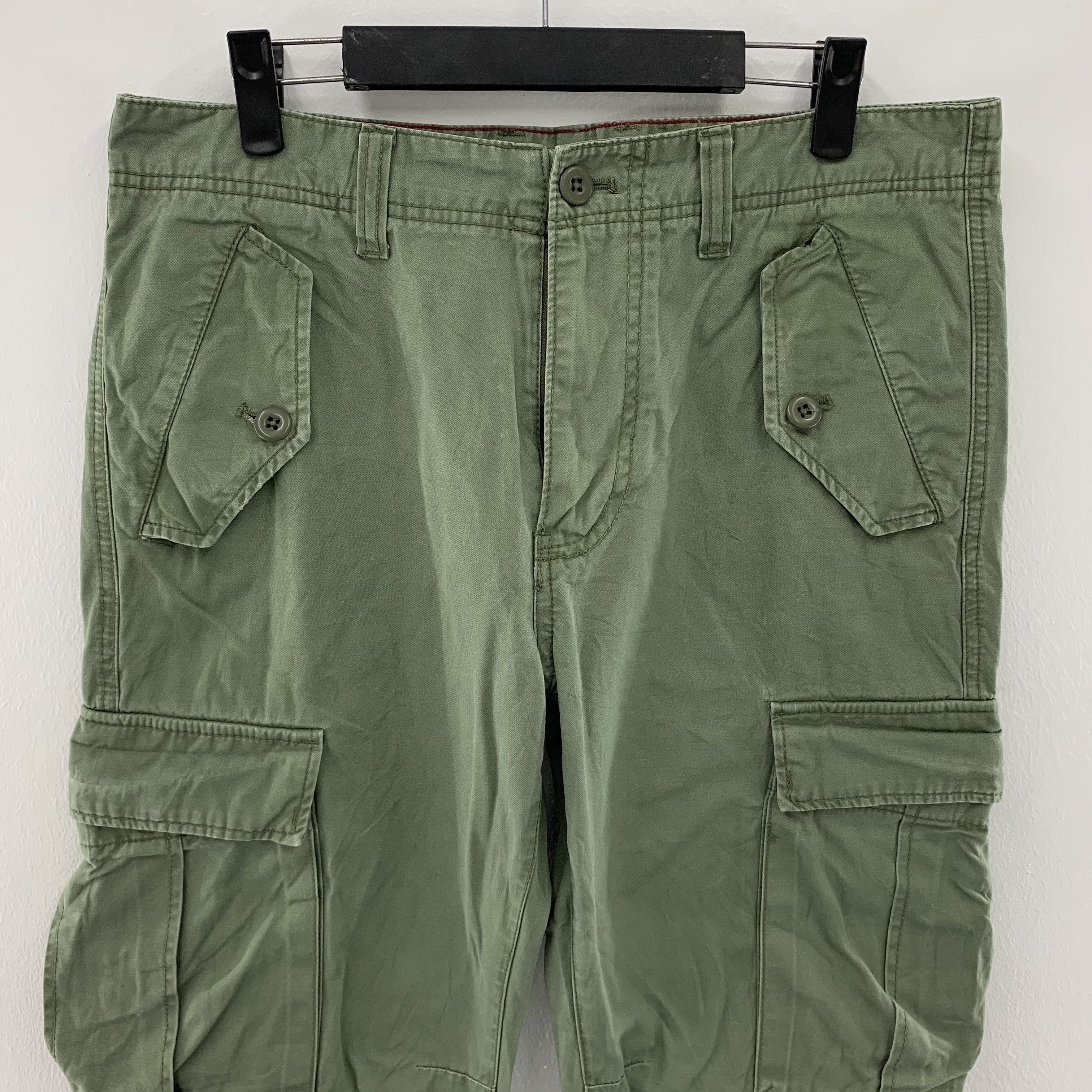 Japanese Brand × Vintage Top Valu Cargo Pants / Tactical Pants size 32 Size US 32 / EU 48 - 3 Thumbnail