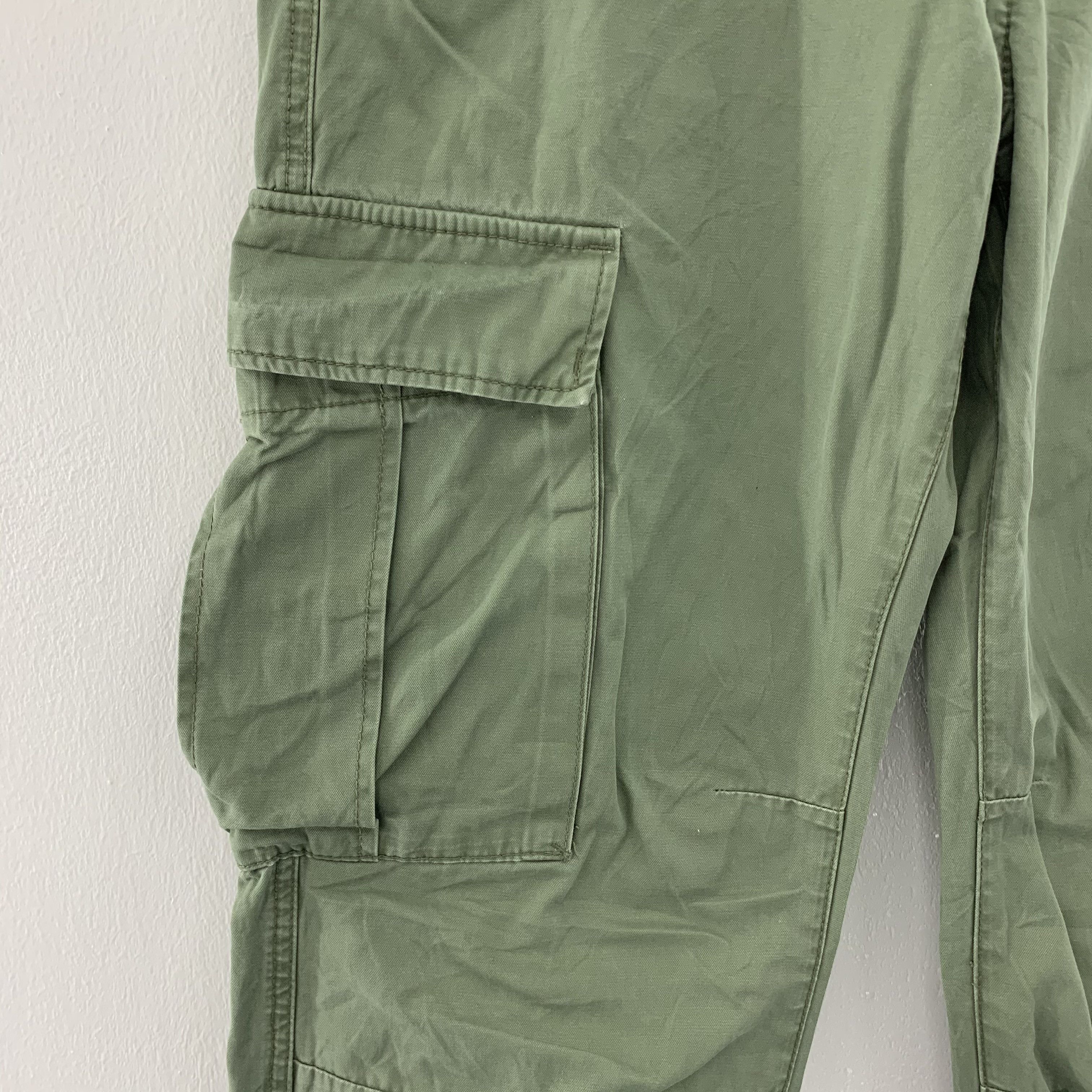 Japanese Brand × Vintage Top Valu Cargo Pants / Tactical Pants size 32 Size US 32 / EU 48 - 4 Thumbnail