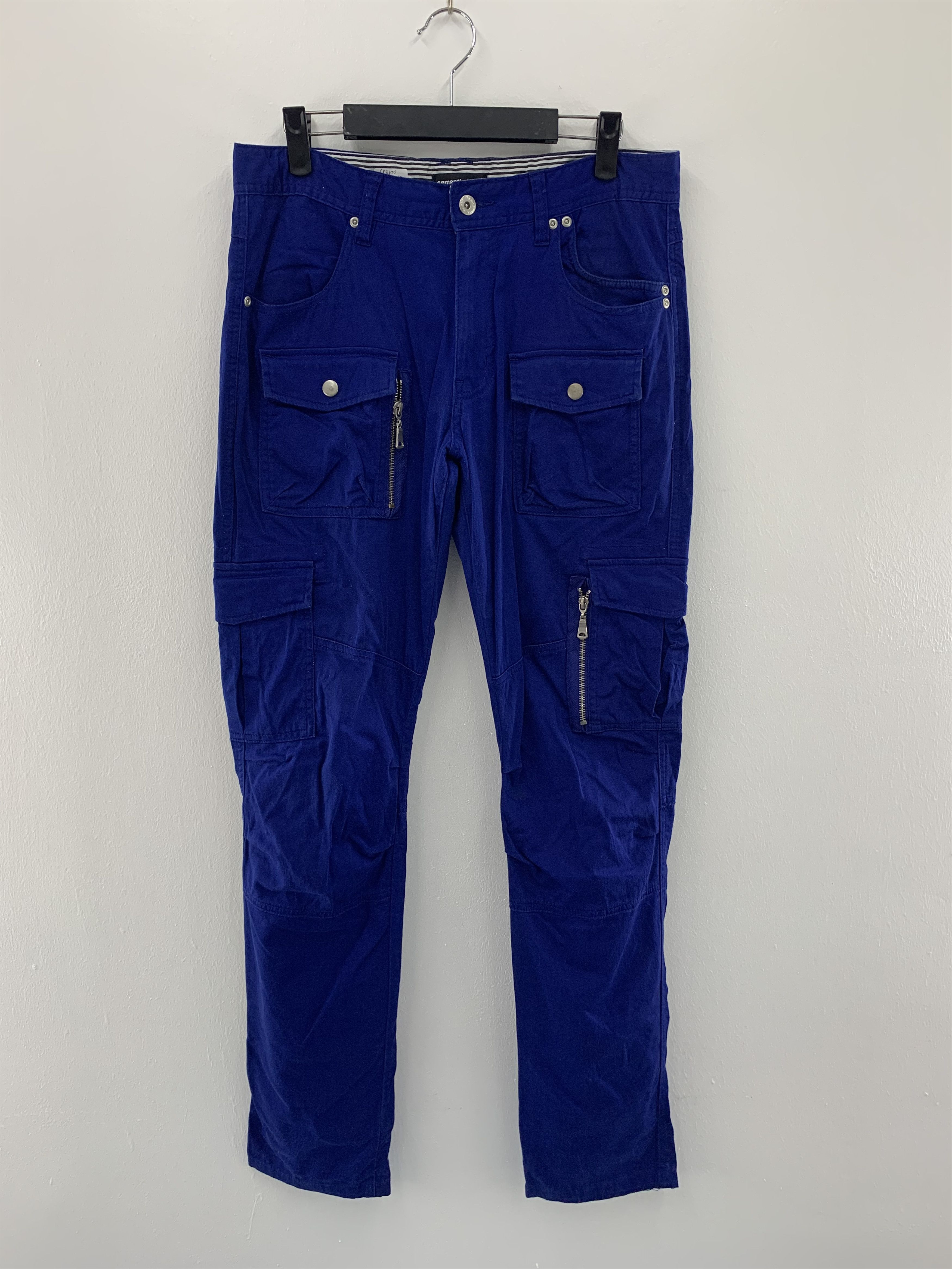 Semantic Design Blue Cargo Pants / Tactical Pants size 30