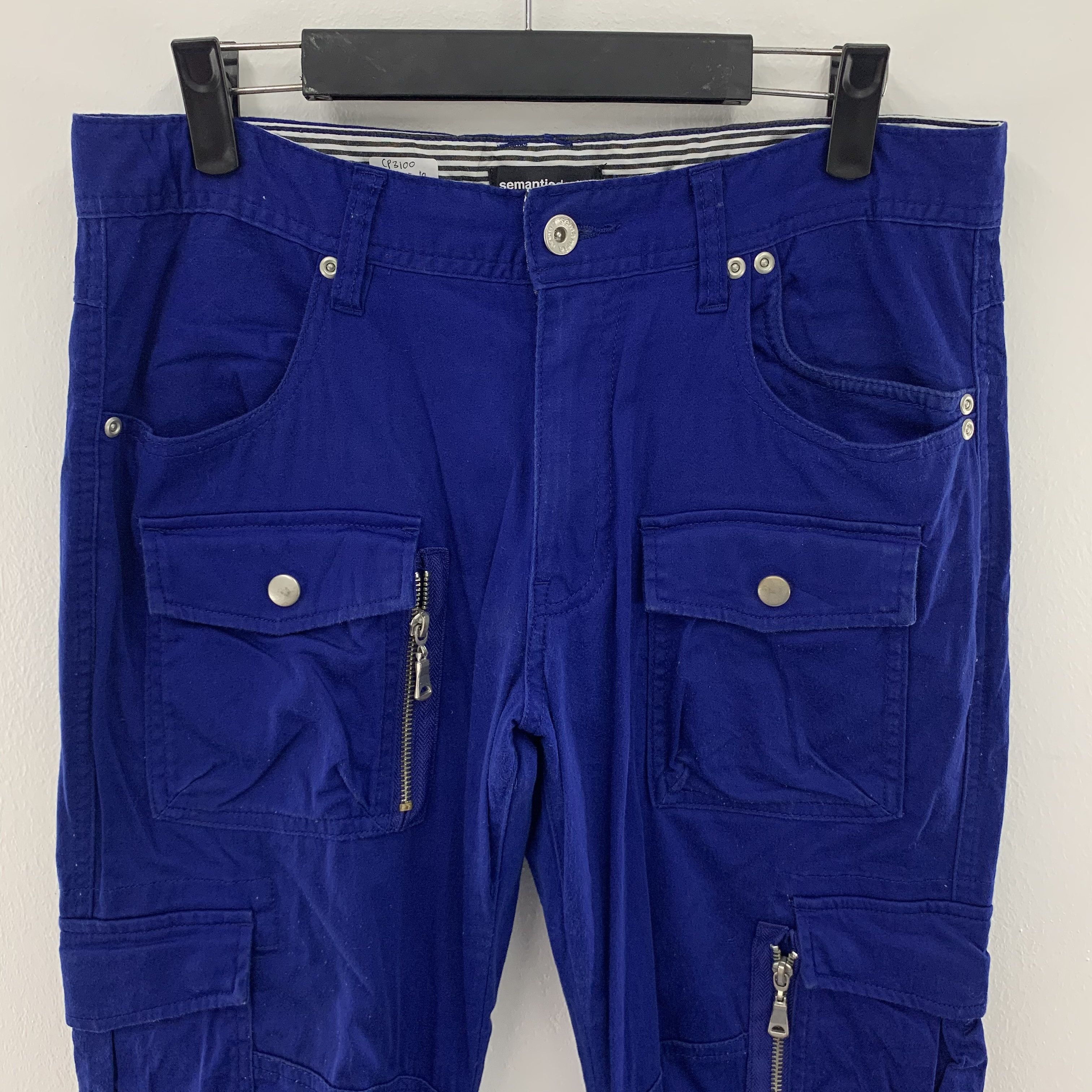 Semantic Design Blue Cargo Pants / Tactical Pants size 30