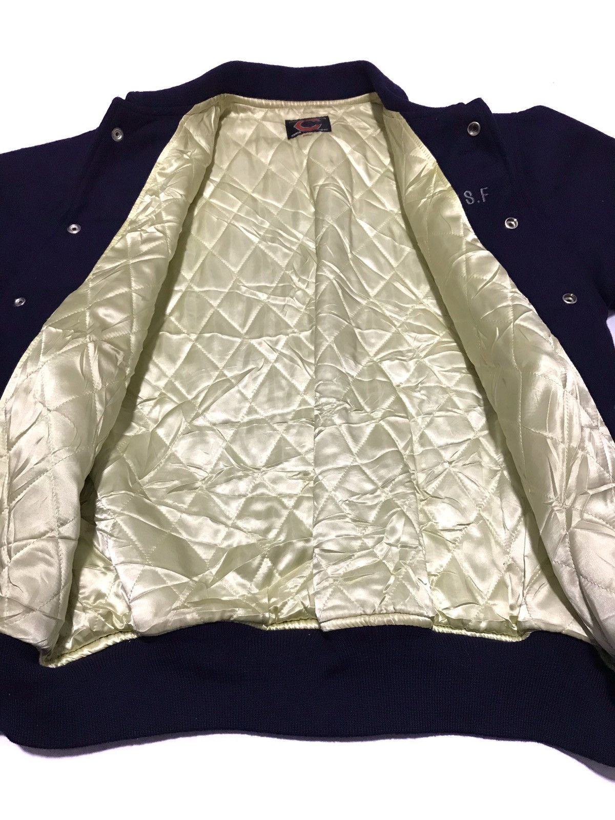 Vintage Vintage Chuo Sport Wool Varsity Jacket Size US XL / EU 56 / 4 - 4 Thumbnail
