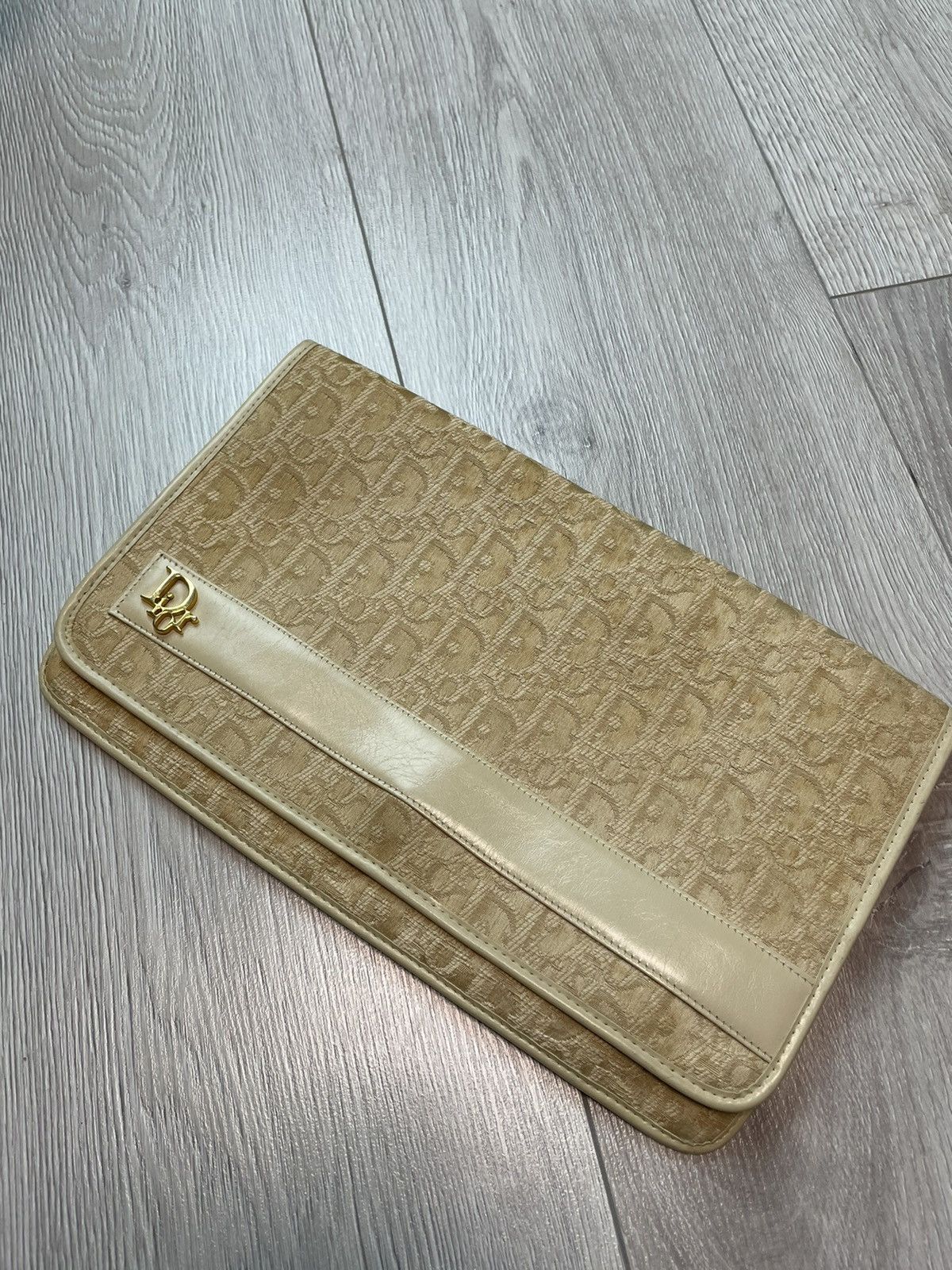 Dior × Vintage 80s Dior Vintage Monogram Clutch Extra Rare Bag Size ONE SIZE - 2 Thumbnail