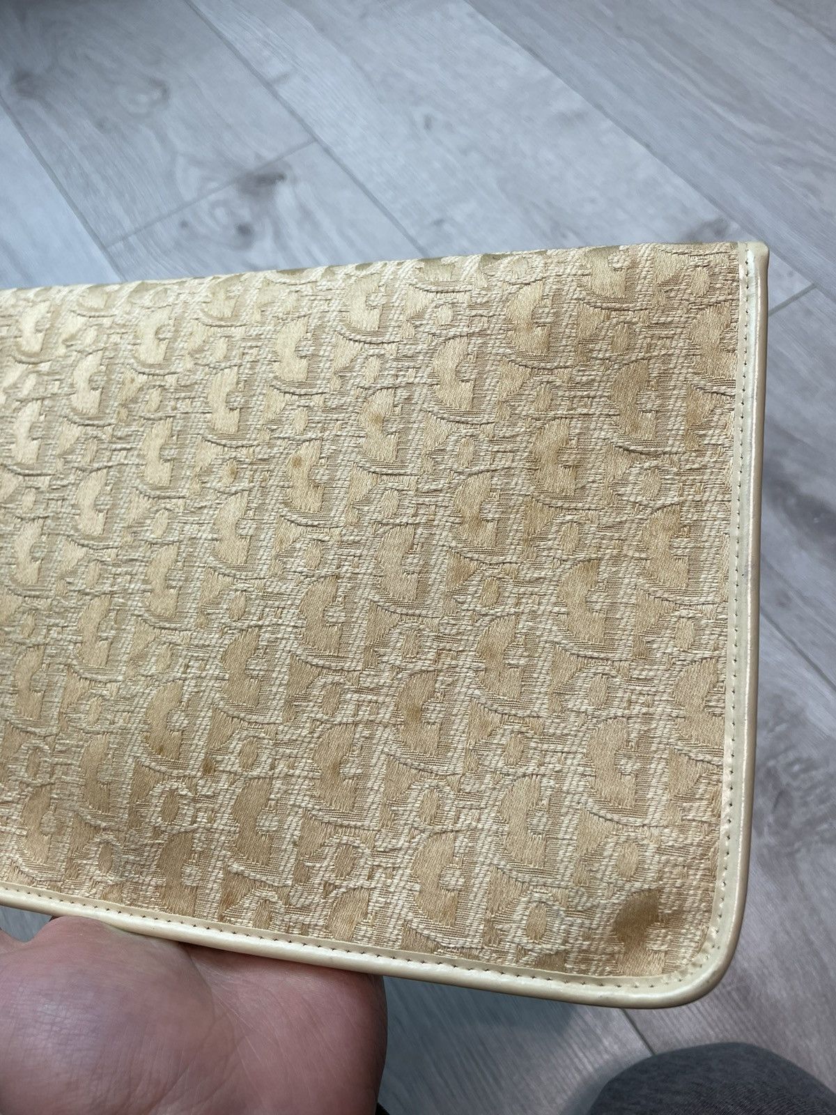 Dior × Vintage 80s Dior Vintage Monogram Clutch Extra Rare Bag Size ONE SIZE - 8 Thumbnail
