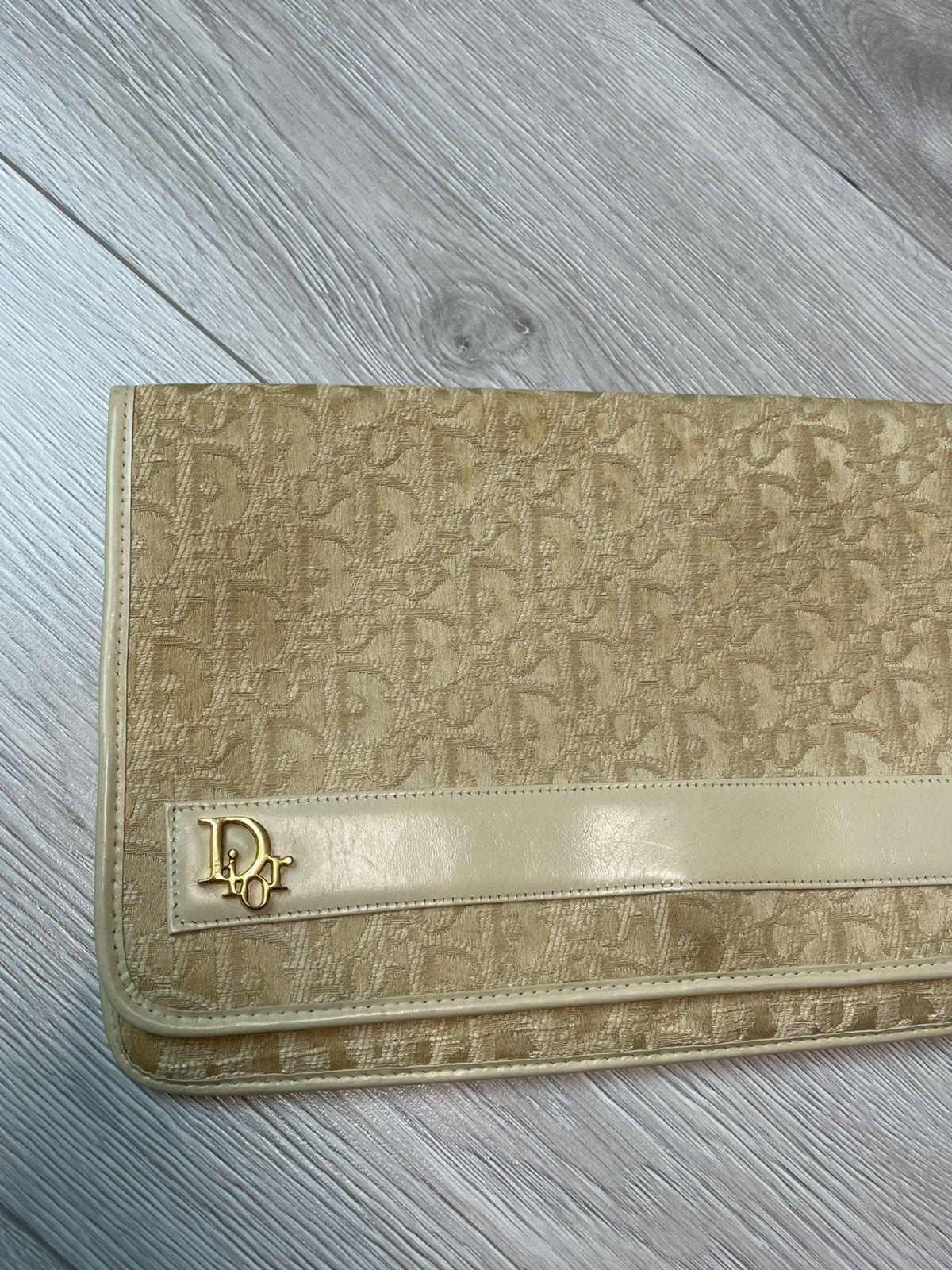 Dior × Vintage 80s Dior Vintage Monogram Clutch Extra Rare Bag Size ONE SIZE - 4 Thumbnail