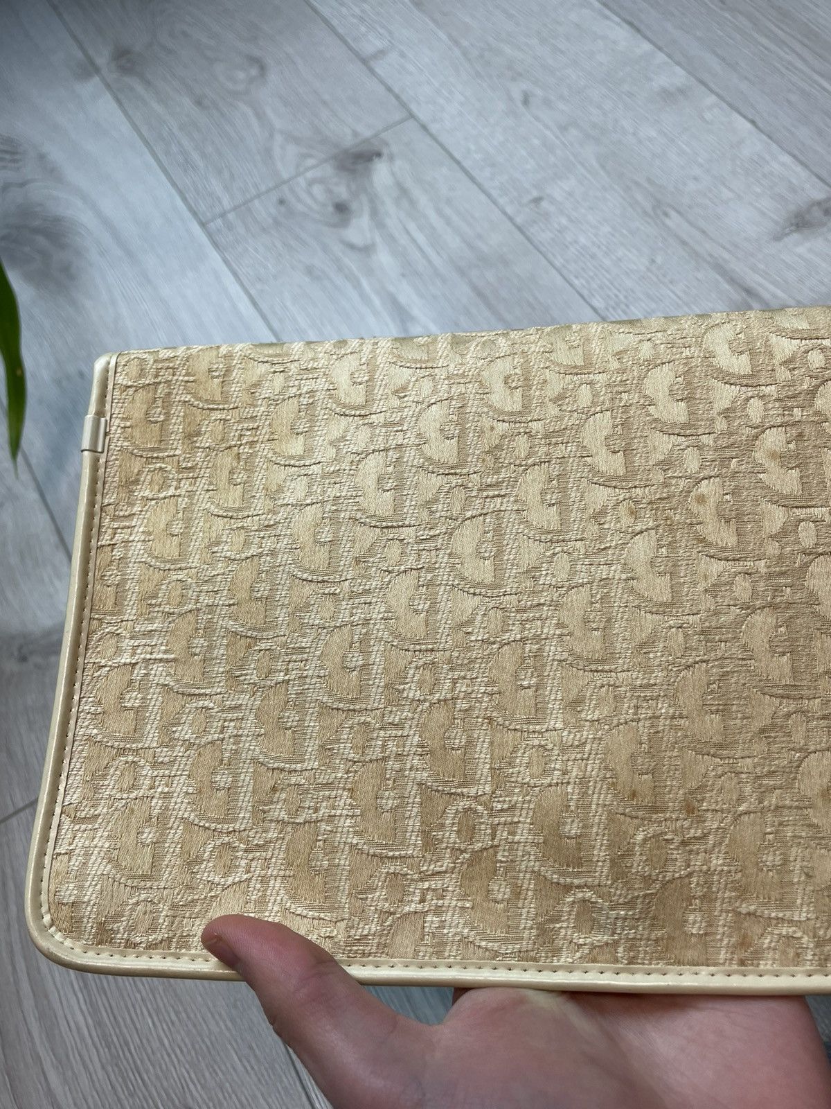 Dior × Vintage 80s Dior Vintage Monogram Clutch Extra Rare Bag Size ONE SIZE - 9 Thumbnail