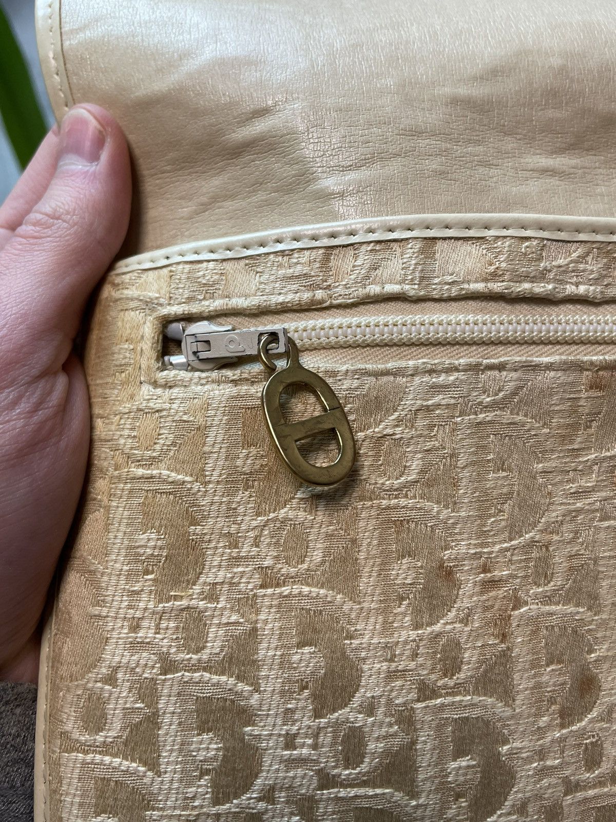 Dior × Vintage 80s Dior Vintage Monogram Clutch Extra Rare Bag Size ONE SIZE - 12 Thumbnail