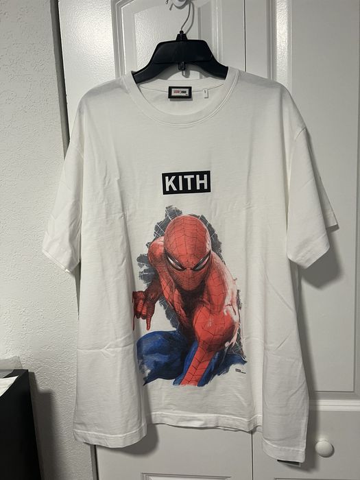 Kith Marvel | Kith Spider-Man Action Vintage Tee - White | Grailed