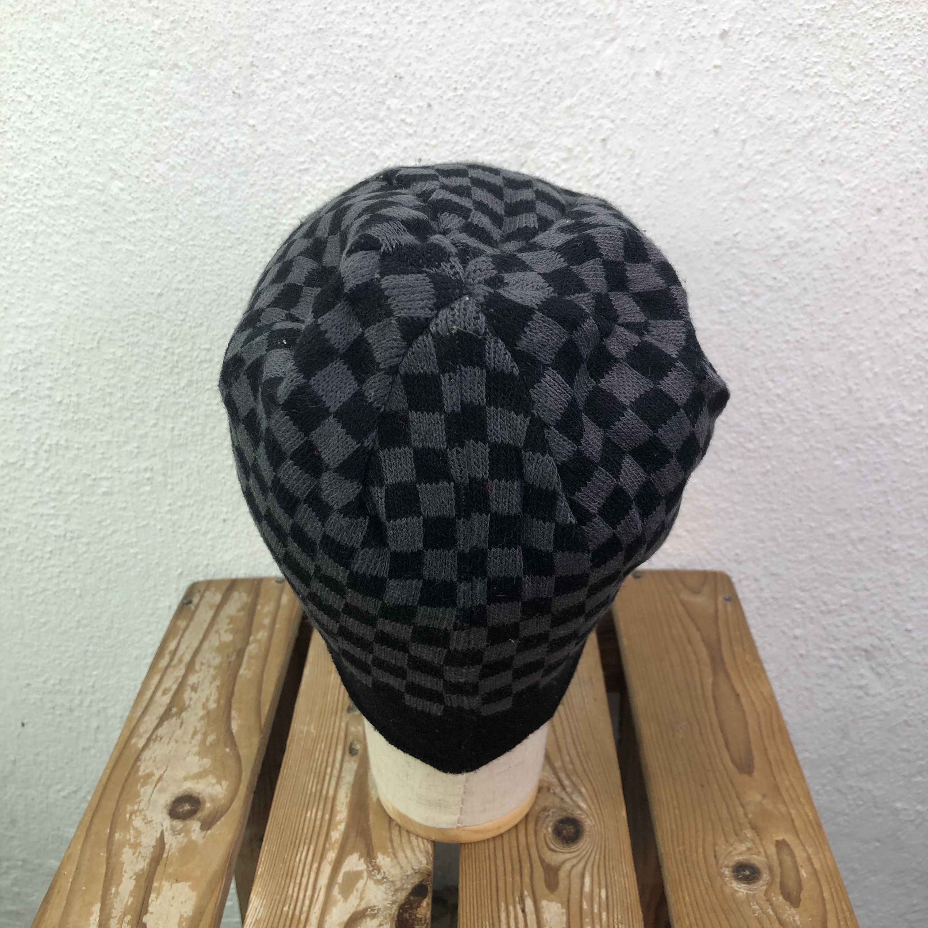 Vintage 76 Lubricants Checkered Beanie Hat Size ONE SIZE - 5 Thumbnail