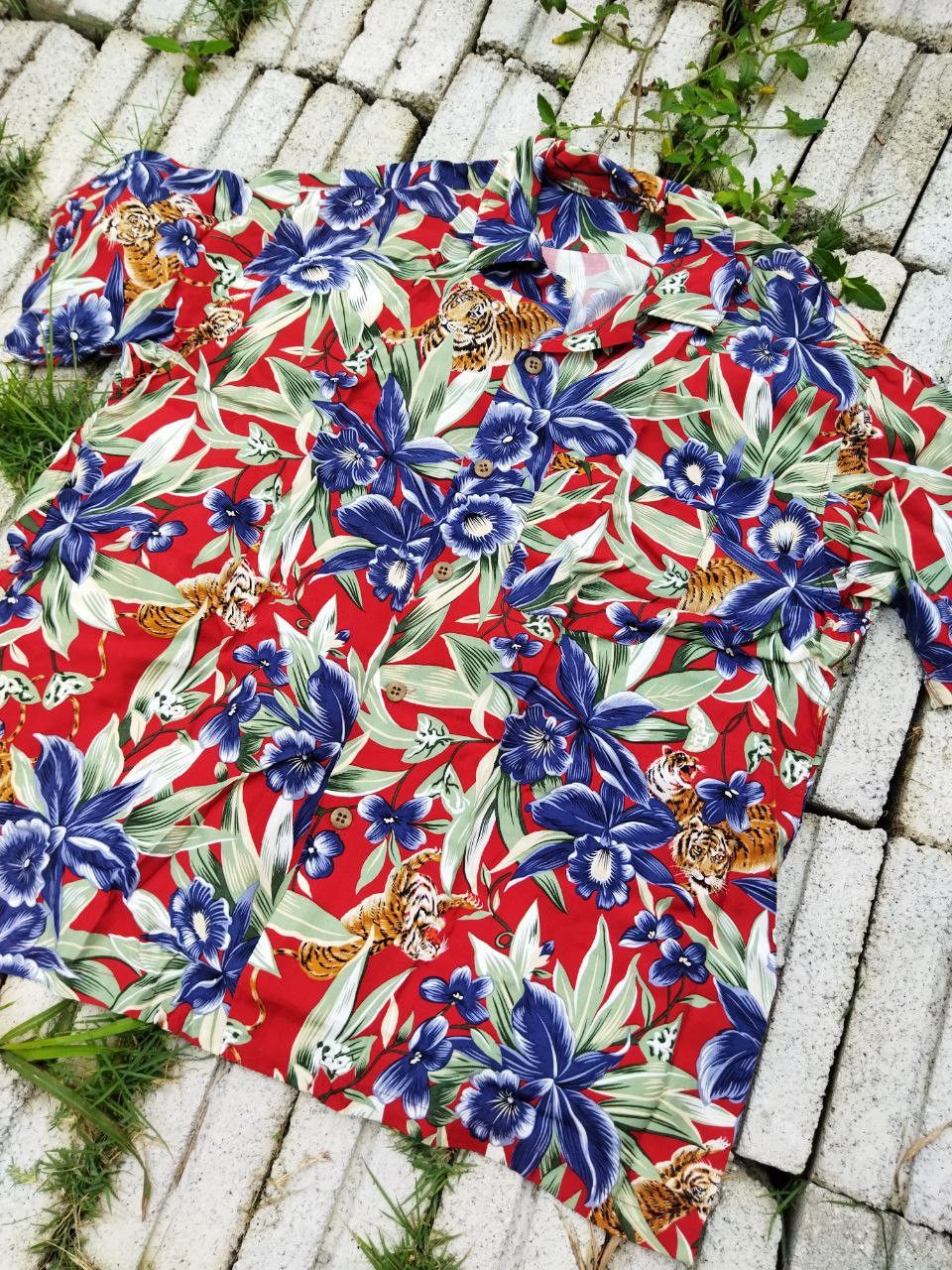 Japanese Brand Japanese Brand Tiger Hawaii Shirt Size US L / EU 52-54 / 3 - 7 Thumbnail
