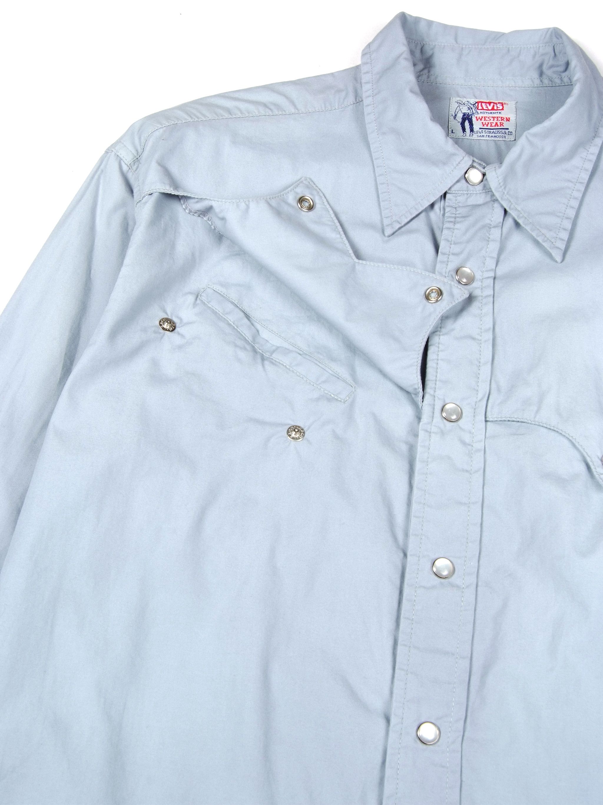 Levi's × Levi's Vintage Clothing × Vintage Western Wear By Levi's Denim Shirt Size US L / EU 52-54 / 3 - 5 Thumbnail
