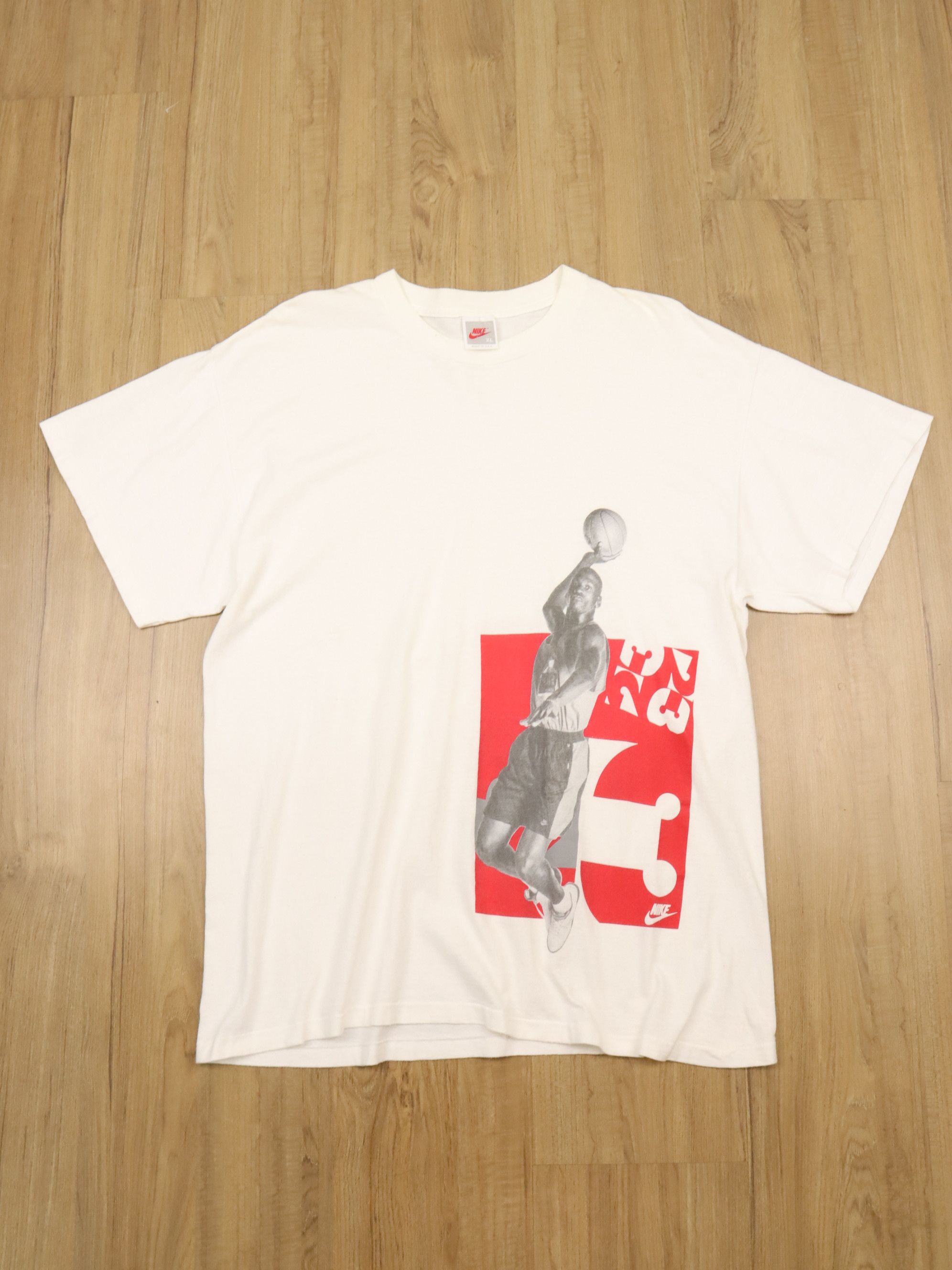 ファングッズ 90's Nike Michael Jordan Vintage Tee XL Vintage 90s Nike Michael Jordan T-Shirt Size XL – Thrift Sh