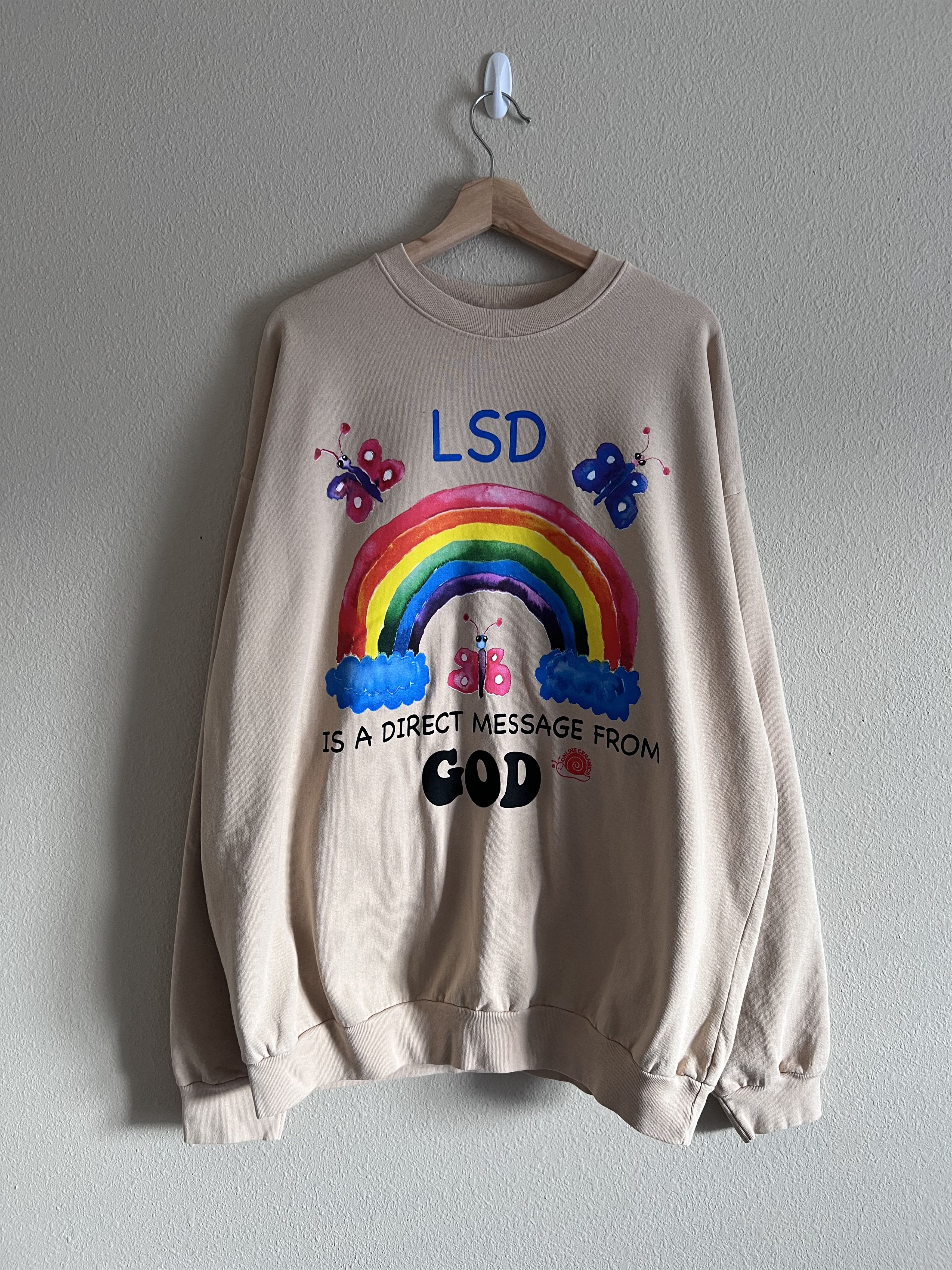 Online Ceramics Online Ceramics LSD is a Message from God Crewneck Size US XXL / EU 58 / 5 - 1 Thumbnail