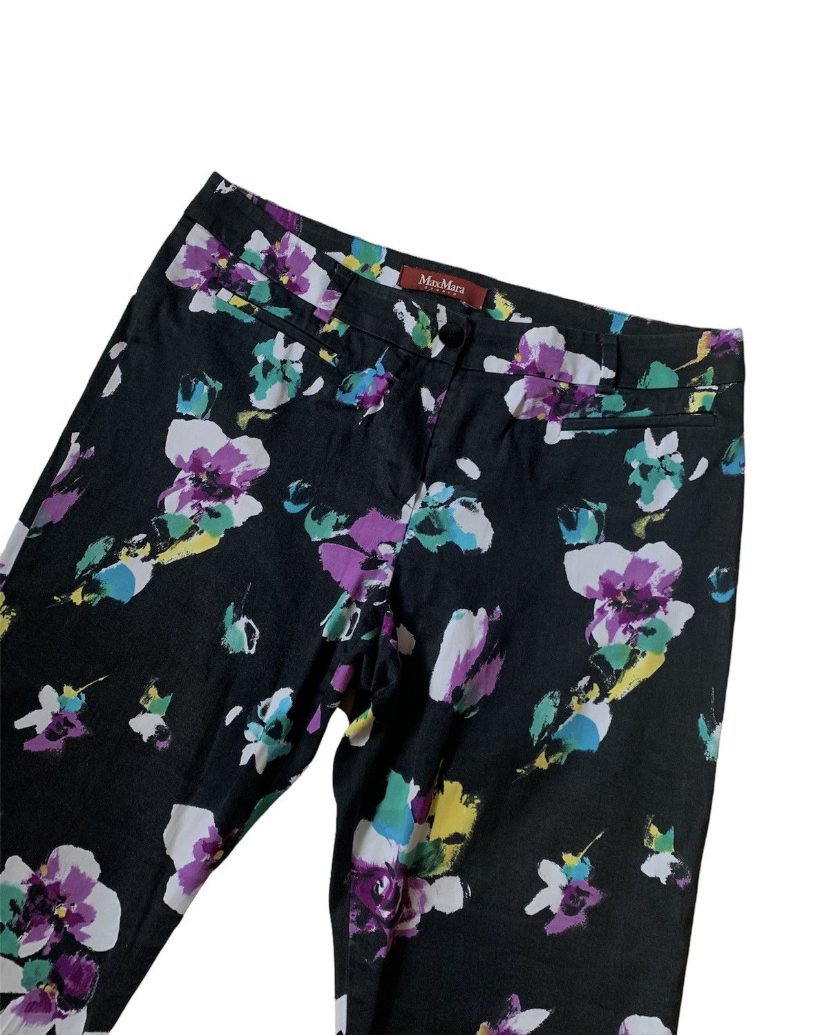 Max Mara studio flowers print pants