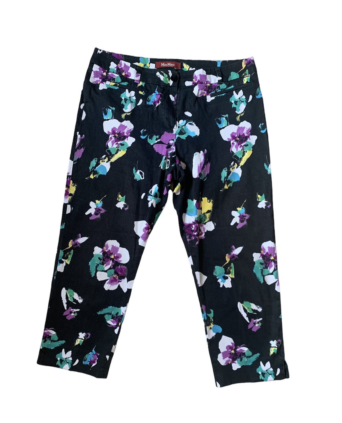 Max Mara studio flowers print pants