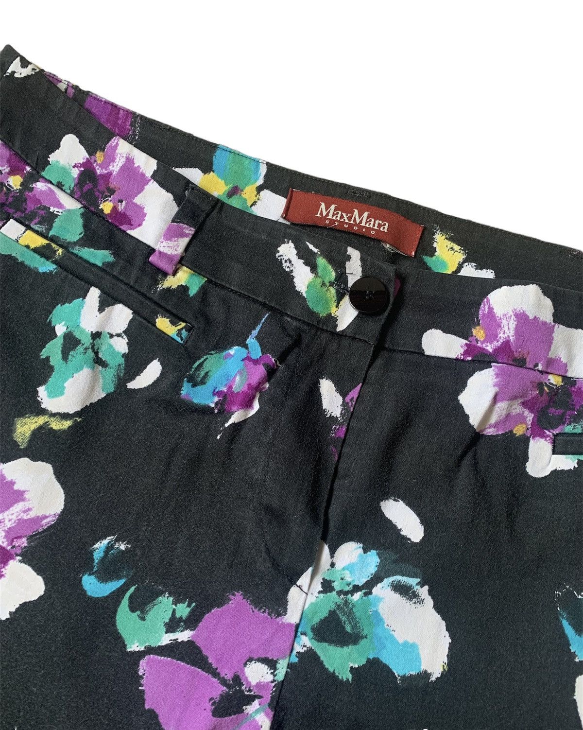 Max Mara studio flowers print pants