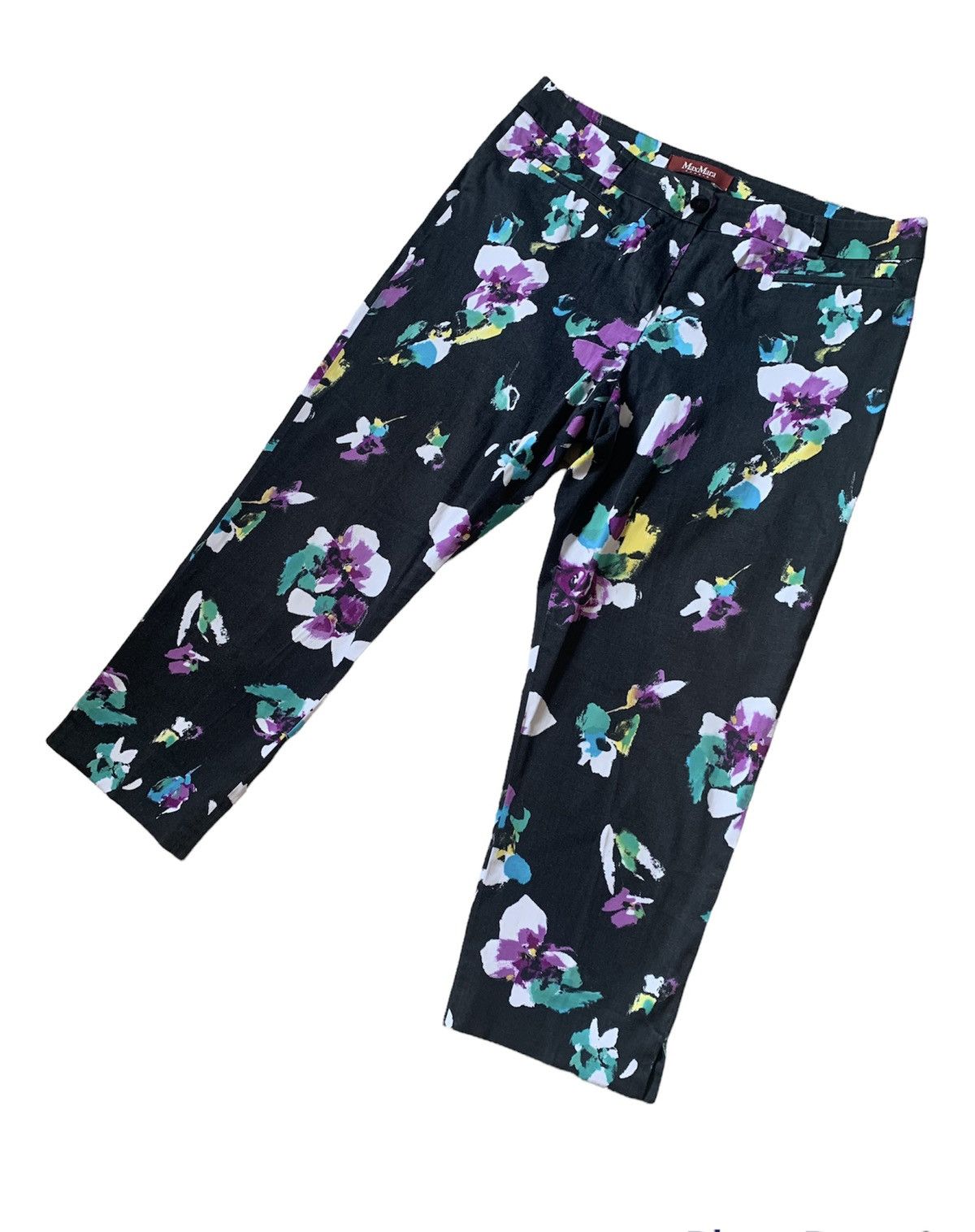 Max Mara studio flowers print pants