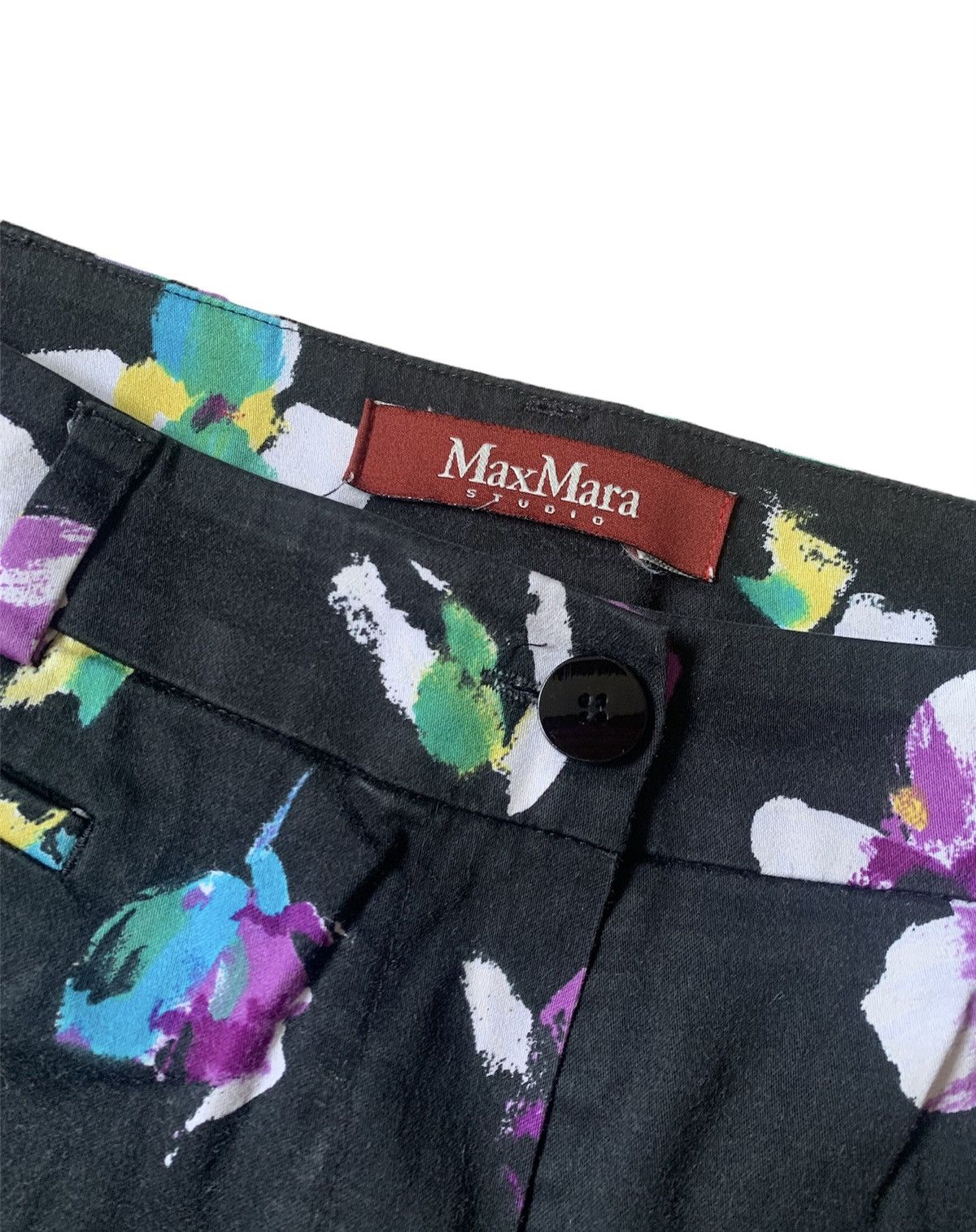 Max Mara studio flowers print pants