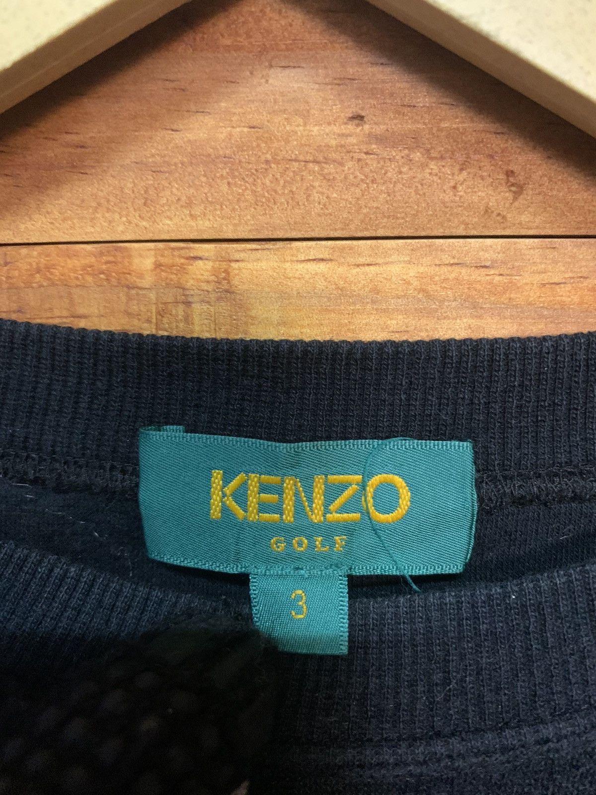 Kenzo × Vintage Vintage Embroidered Kenzo Golf Sweatshirts Size US L / EU 52-54 / 3 - 4 Thumbnail