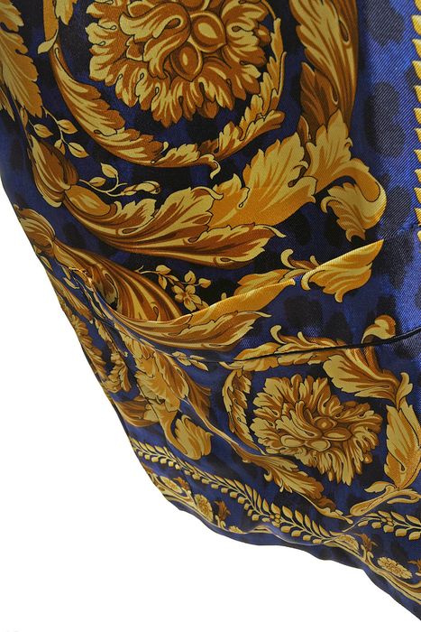 Versace new VERSACE blue leopard gold floral baroque print pyjama silk shirt top M IT5 Size US M / EU 48-50 / 2 - 11 Preview