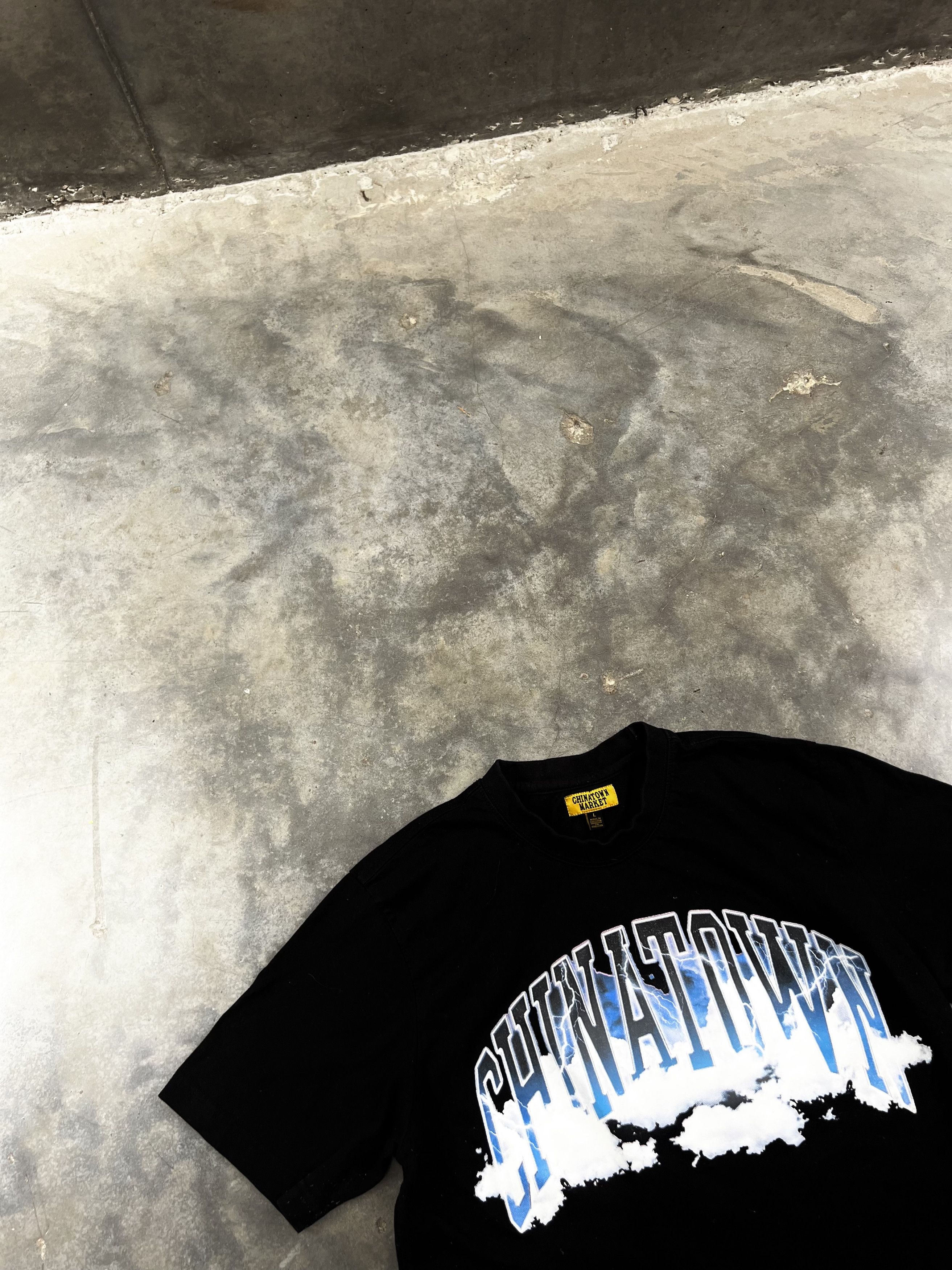 Market Chinatown Market Thunder Lightning Arc Logo Tee Black Large Size US L / EU 52-54 / 3 - 2 Thumbnail