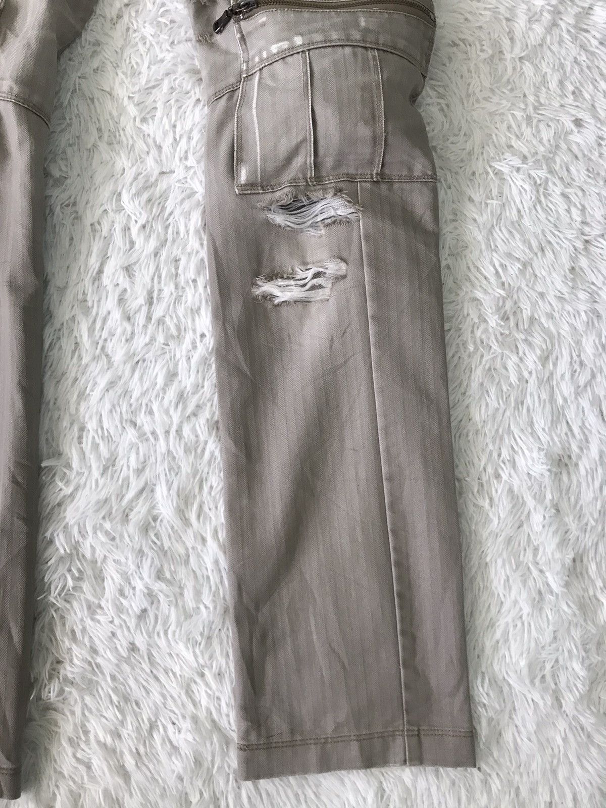 Japanese Brand 💥Steals💥Distress Semanticdesign Tactical Cargo Pant Size US 32 / EU 48 - 4 Thumbnail