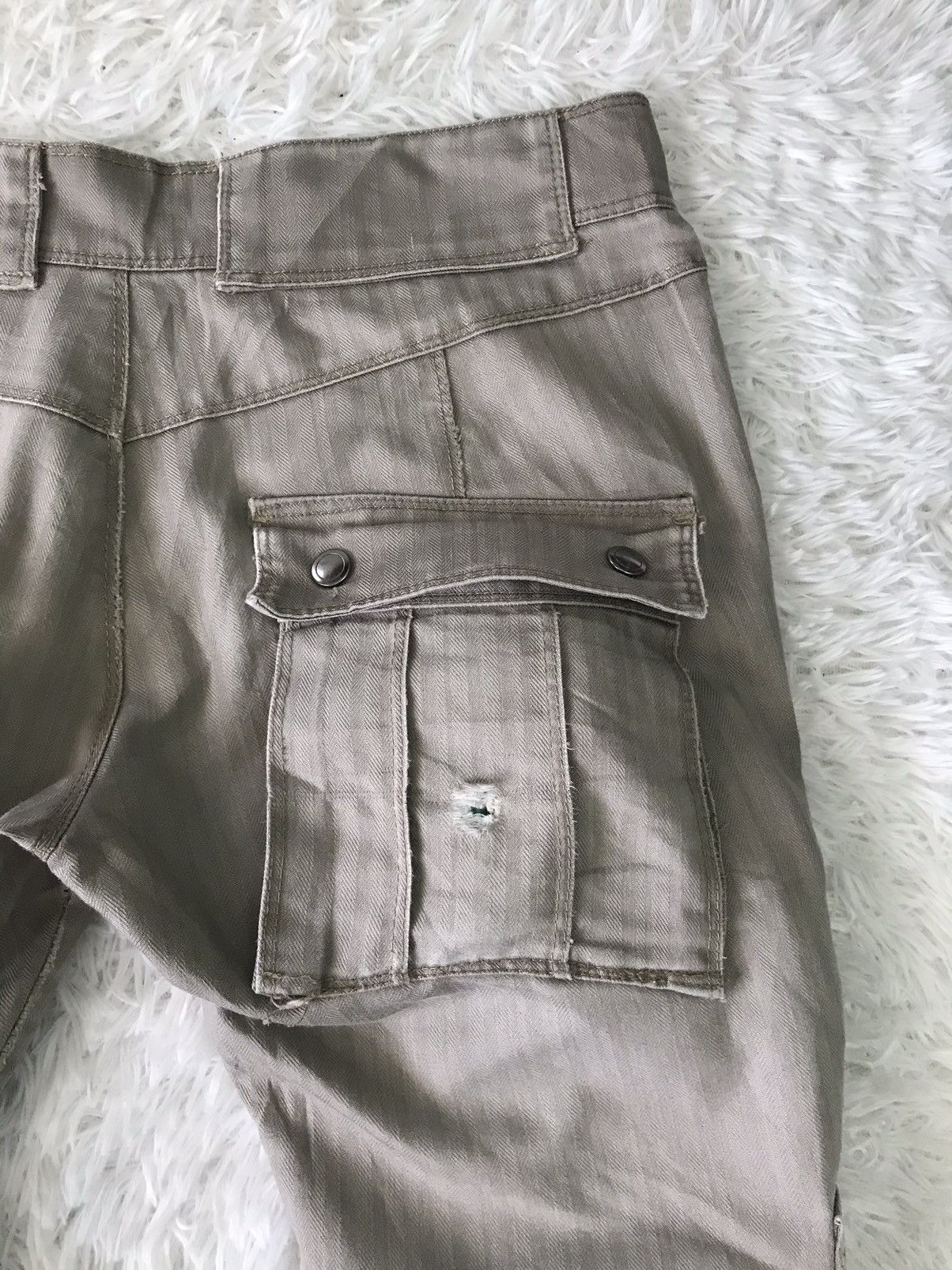 Japanese Brand 💥Steals💥Distress Semanticdesign Tactical Cargo Pant Size US 32 / EU 48 - 13 Thumbnail