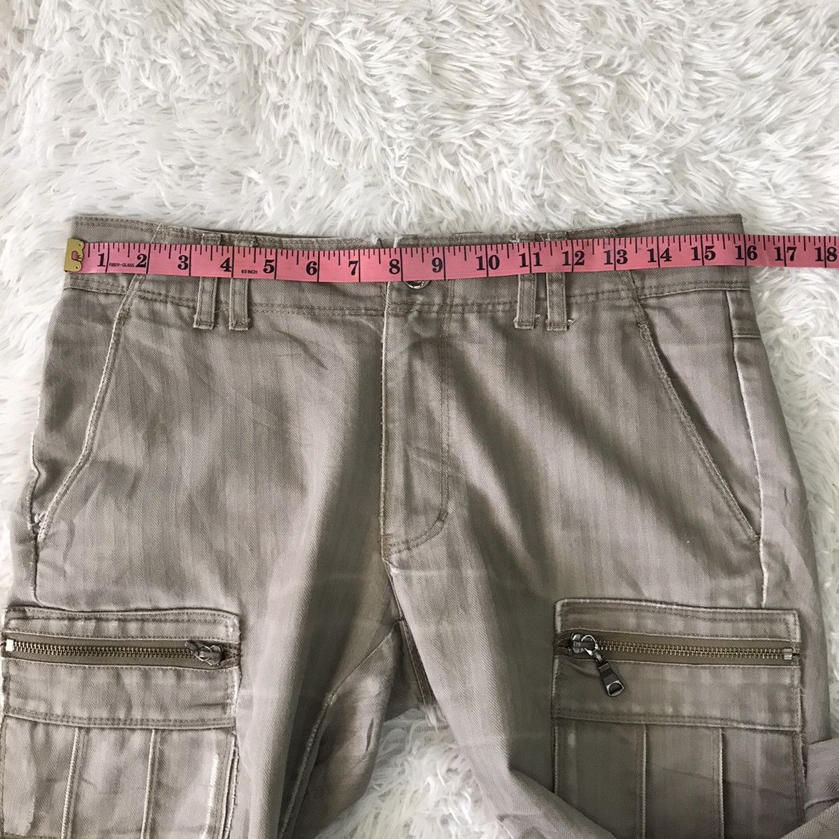 Japanese Brand 💥Steals💥Distress Semanticdesign Tactical Cargo Pant Size US 32 / EU 48 - 20 Thumbnail