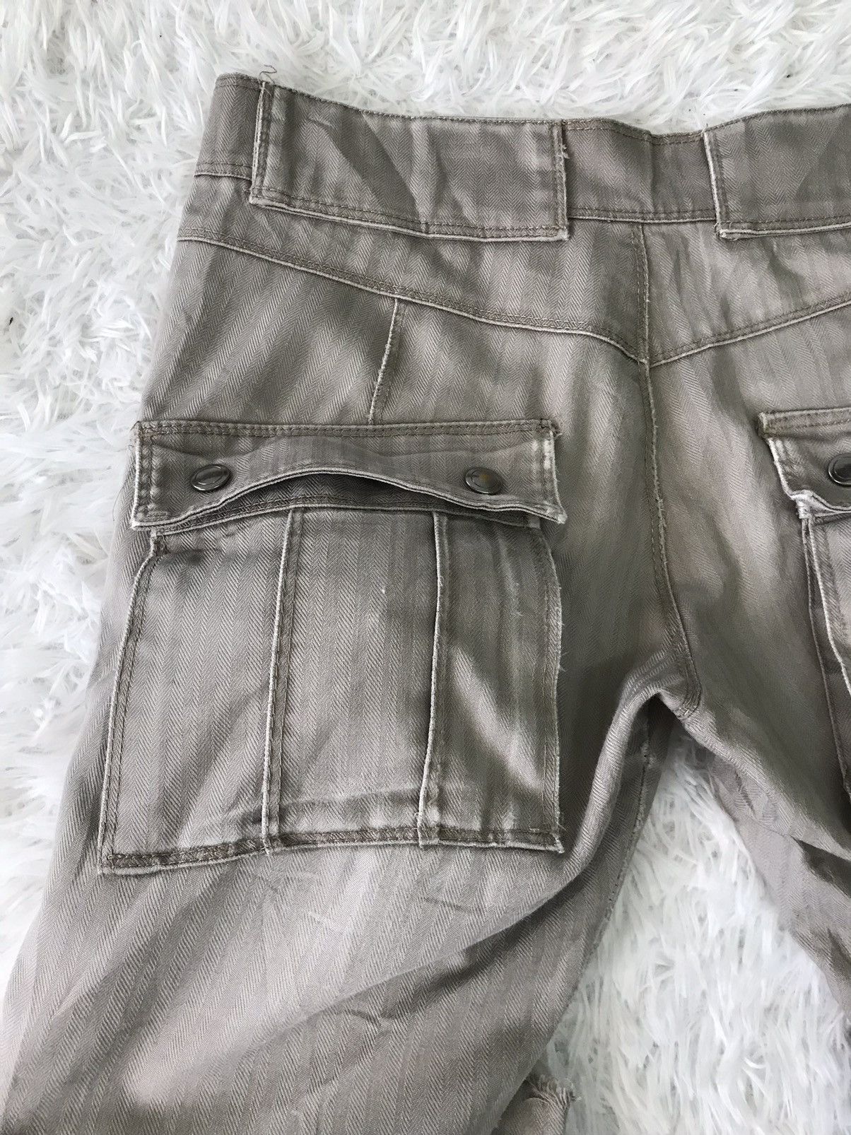 Japanese Brand 💥Steals💥Distress Semanticdesign Tactical Cargo Pant Size US 32 / EU 48 - 14 Thumbnail
