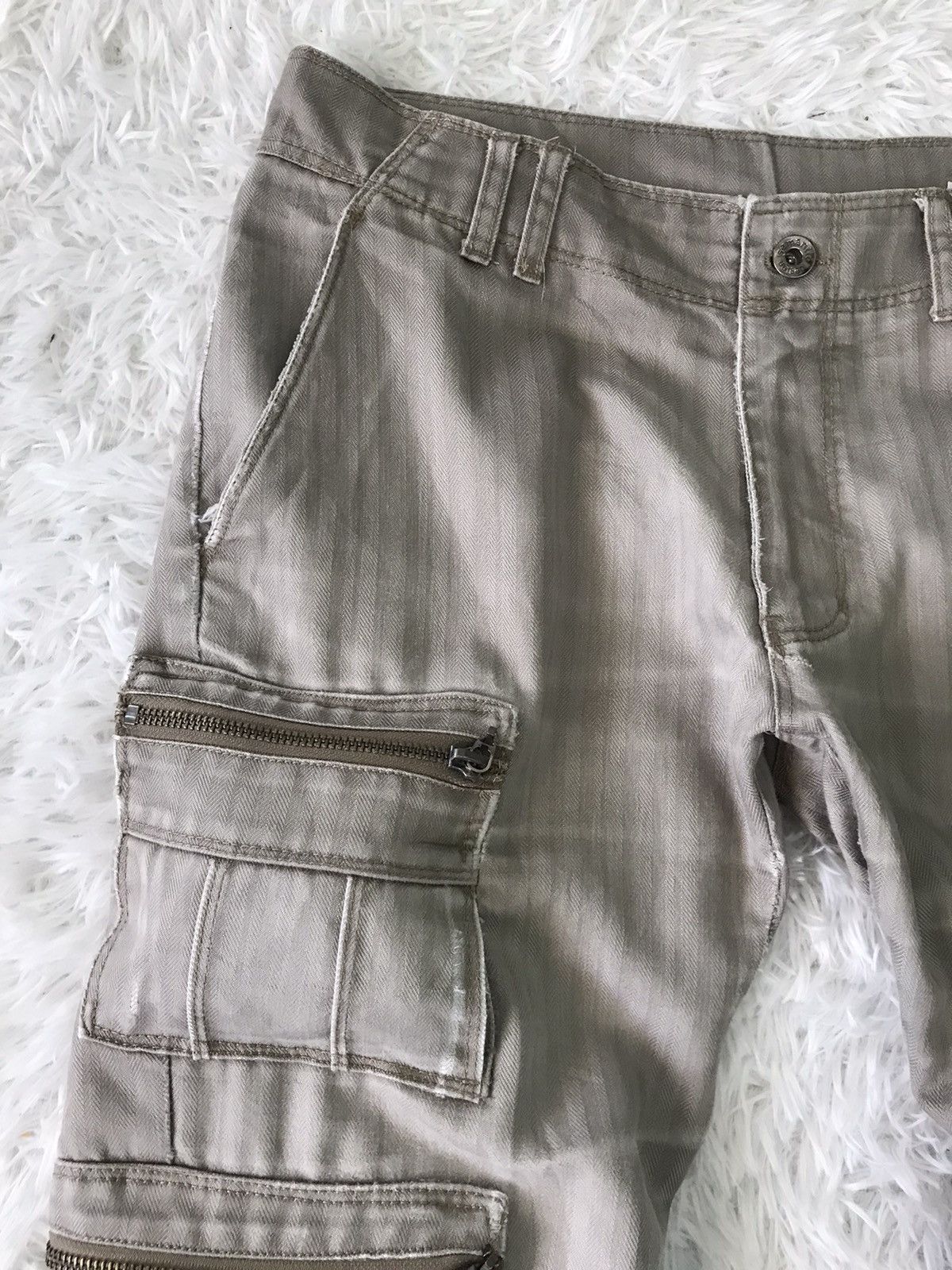 Japanese Brand 💥Steals💥Distress Semanticdesign Tactical Cargo Pant Size US 32 / EU 48 - 8 Thumbnail