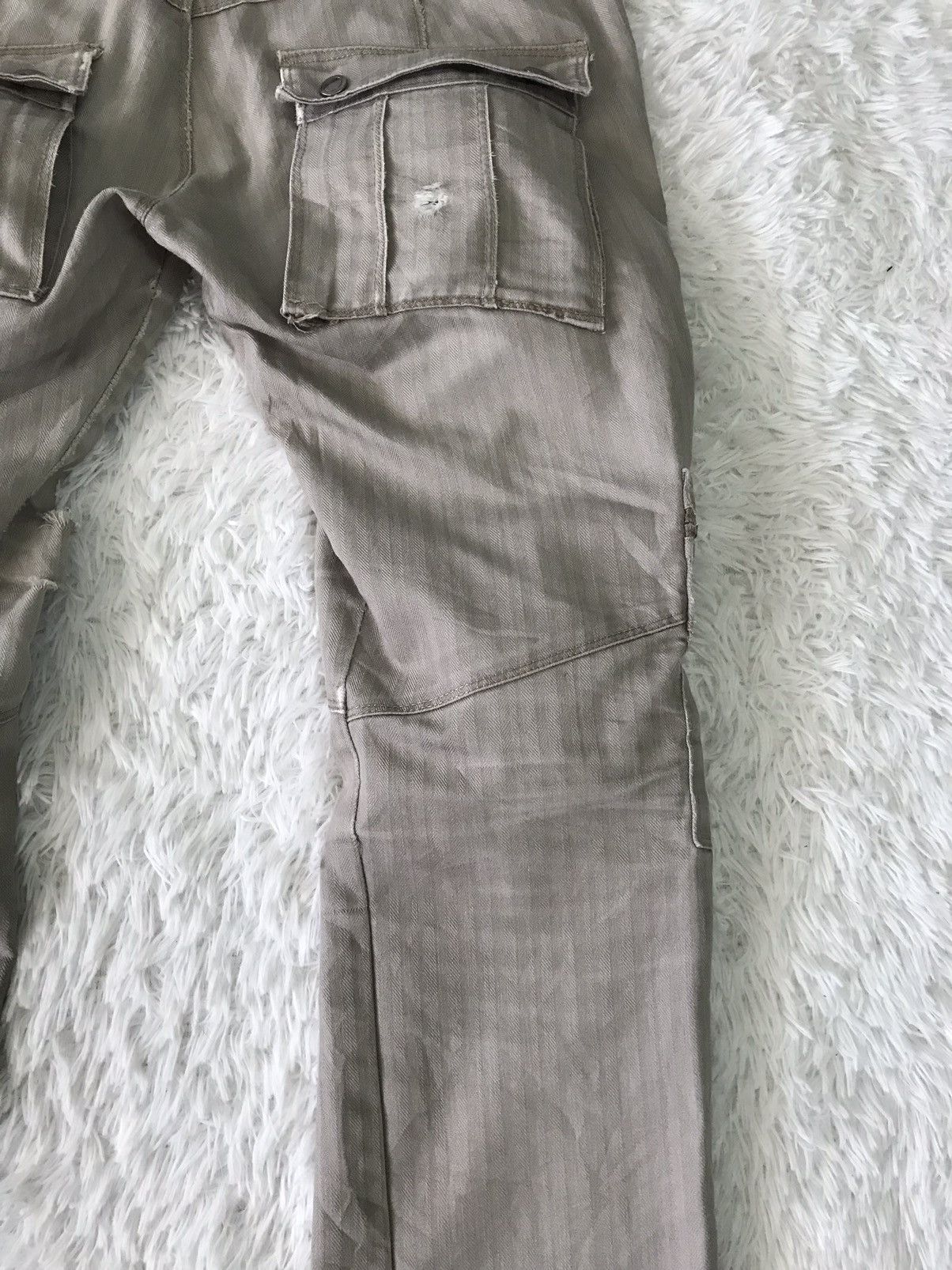 Japanese Brand 💥Steals💥Distress Semanticdesign Tactical Cargo Pant Size US 32 / EU 48 - 12 Thumbnail