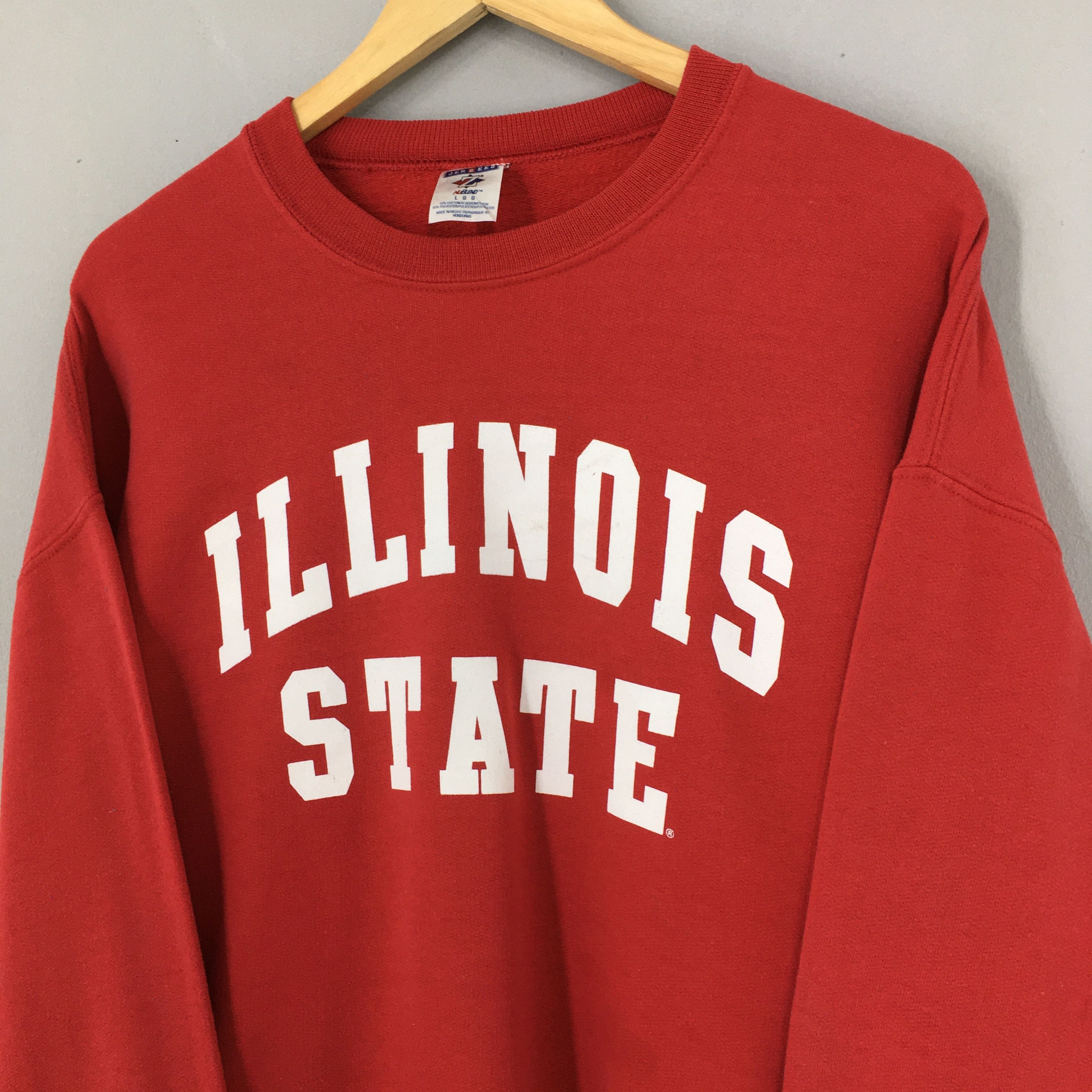Vintage Vintage Illinois State Pullover Jumper Large Size US L / EU 52-54 / 3 - 4 Thumbnail