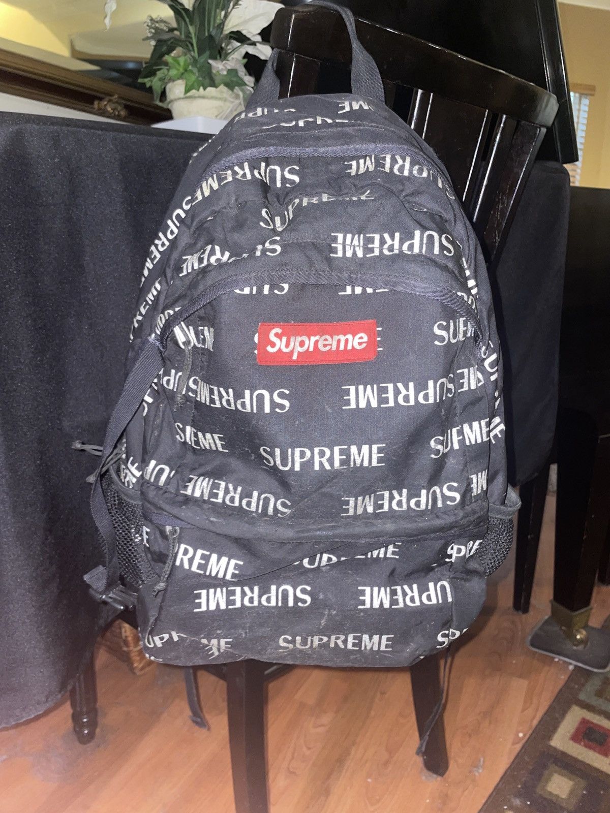 Supreme Supreme 3M Reflective Repeat Backpack Grailed