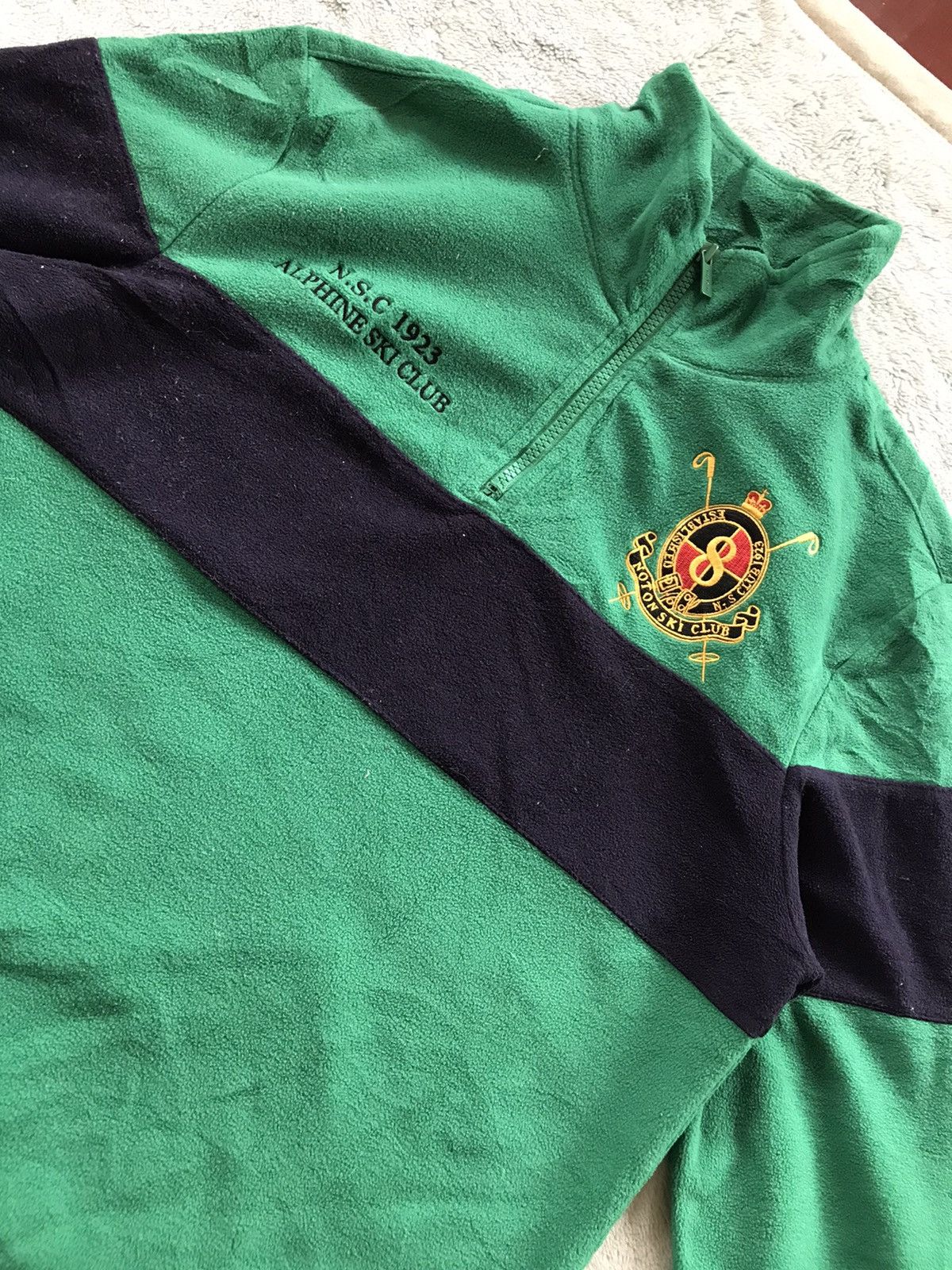 Japanese Brand Noton Ski Club Fleece Sweater Size US L / EU 52-54 / 3 - 2 Thumbnail