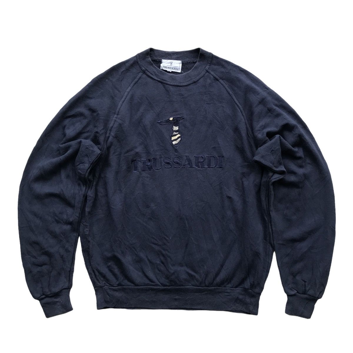 VINTAGE TRUSSARDI LOGO Made In Italy