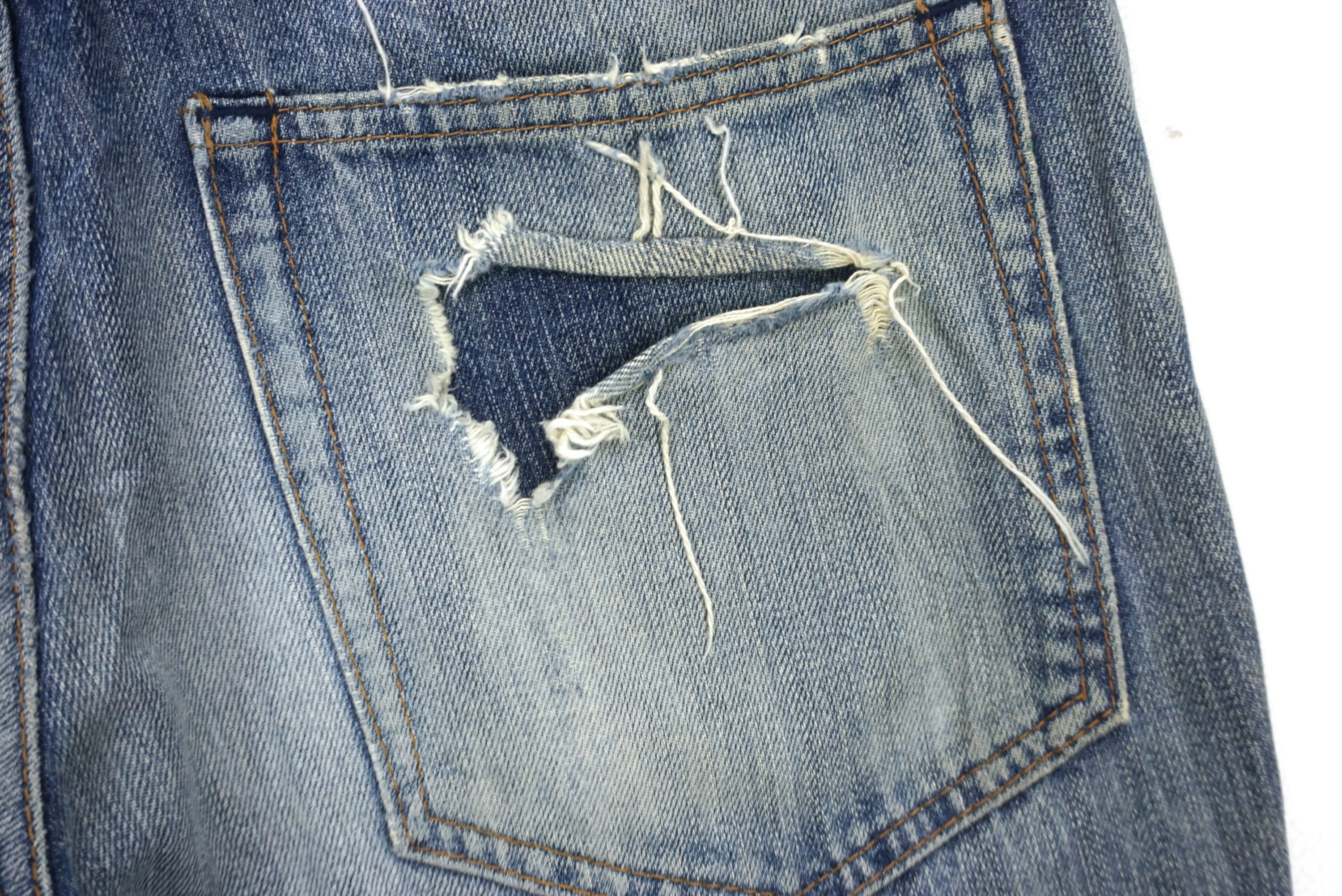 Japanese Brand Rageblue Japan Denim Japanese Brand Hickory Workwear Denim Size US 30 / EU 46 - 14 Thumbnail