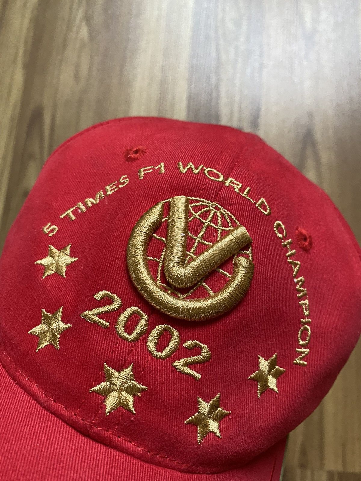 Vintage Vintage Michael Schumacher 2002 Champion Cap Hat Ferrari Size ONE SIZE - 2 Thumbnail