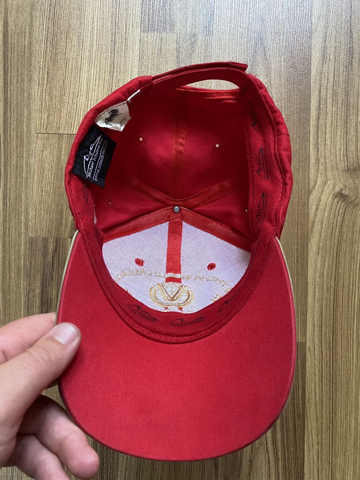 Vintage Vintage Michael Schumacher 2002 Champion Cap Hat Ferrari Size ONE SIZE - 6 Thumbnail