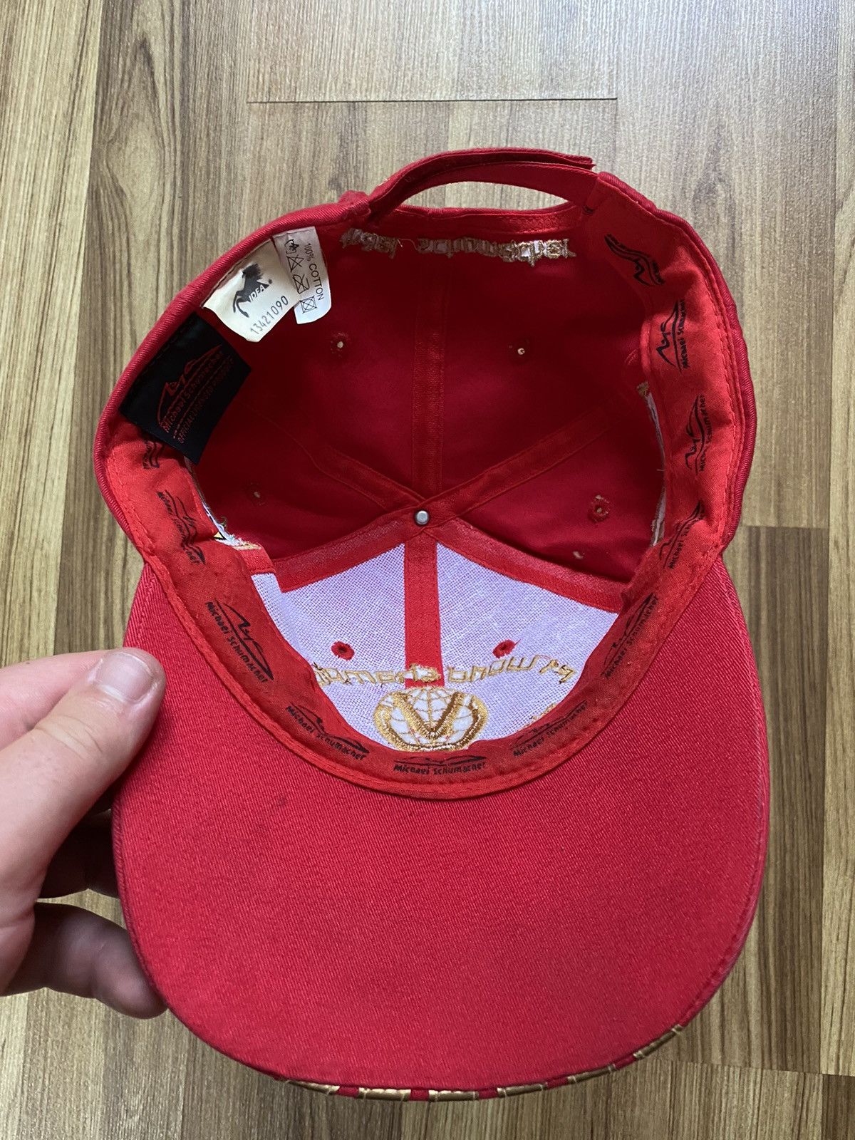 Vintage Vintage Michael Schumacher F1 Champion Cap Hat Ferrari BMW Size ONE SIZE - 5 Thumbnail