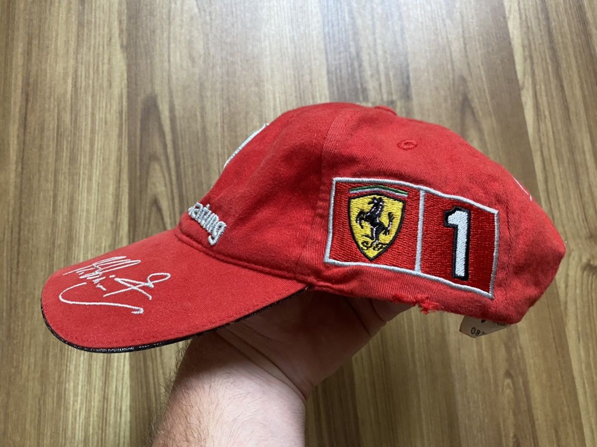 Vintage Vintage Michael Schumacher 2001 Champion Cap Hat Ferrari Size ONE SIZE - 3 Thumbnail