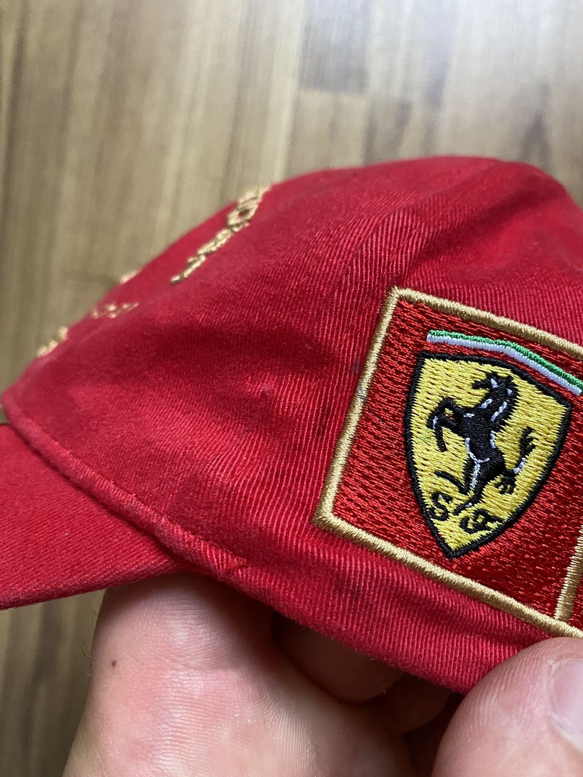 Vintage Vintage Ferrari Michael Schumacher F1 Champion Cap Hat BMW Size ONE SIZE - 9 Thumbnail